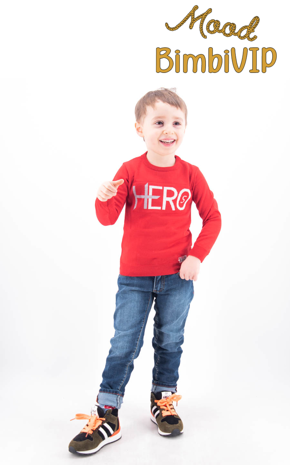 Outfit Hero Look Casual Red Jeans Inverno 2020