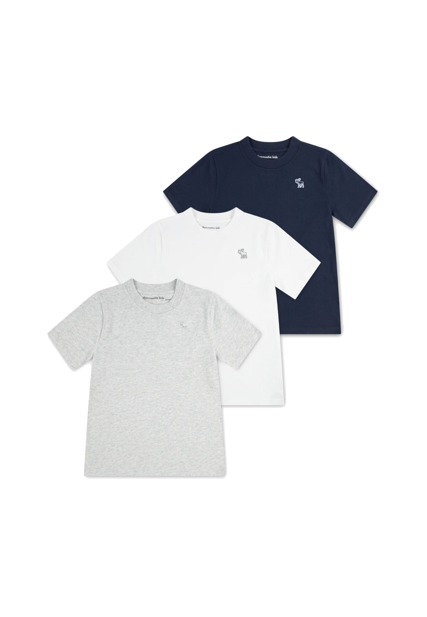 T-shirt girocollo confezione da 3