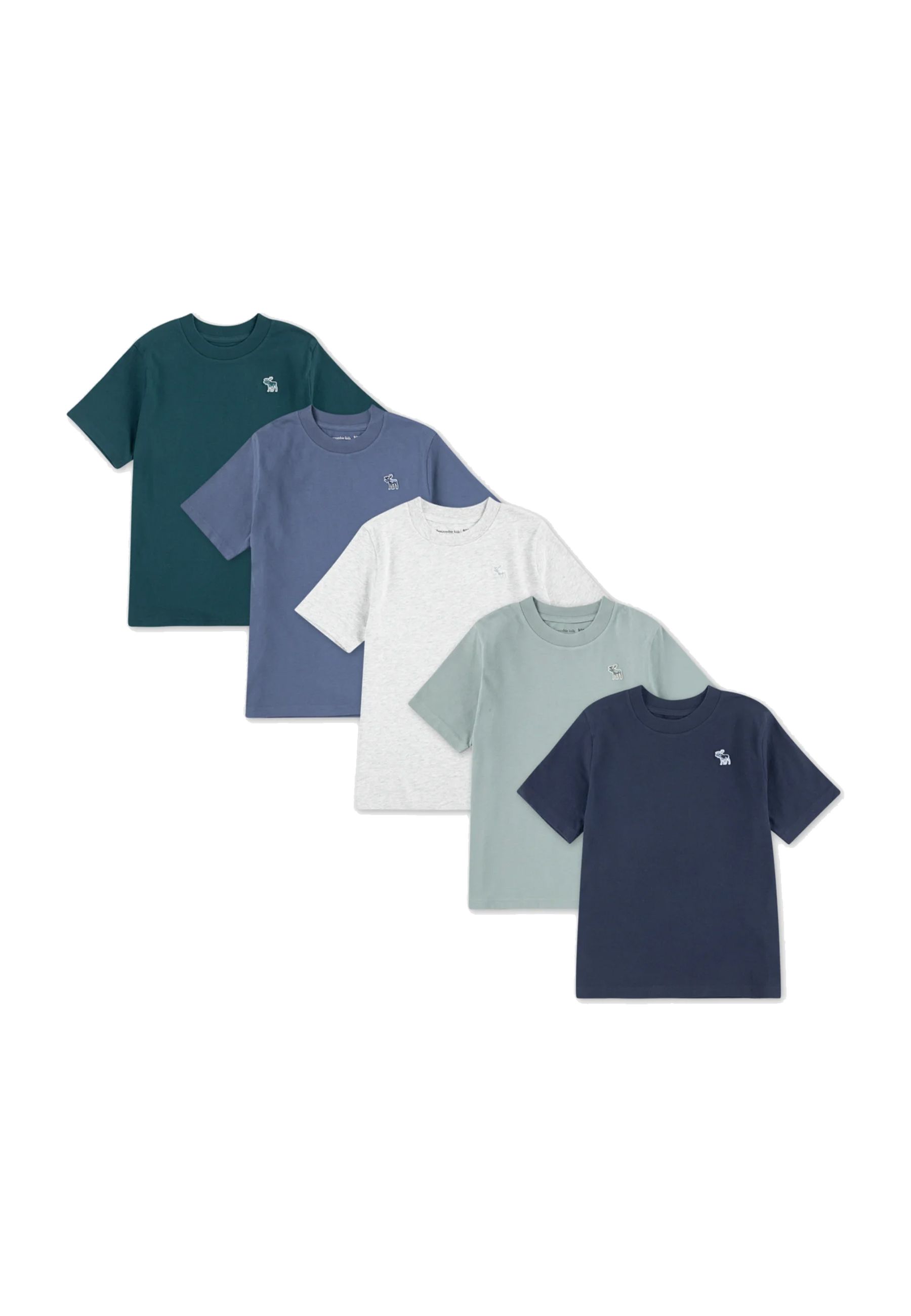 T-shirt girocollo confezione da 5