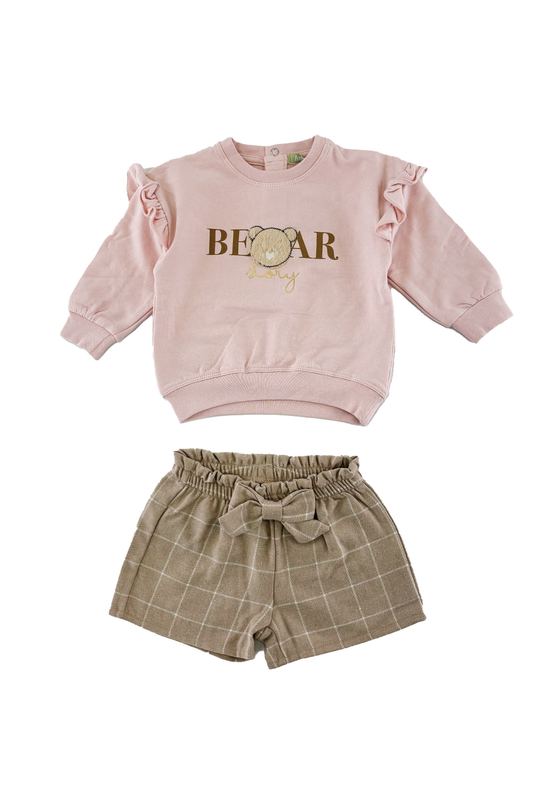 Completo Sportivo set felpa e Short