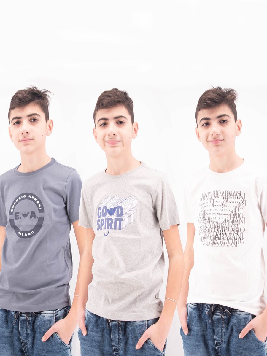 T-shirt Set manica corta con stampa logo