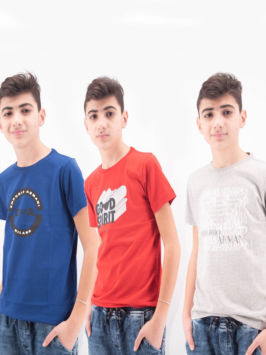 T-shirt Set manica corta con stampa logo