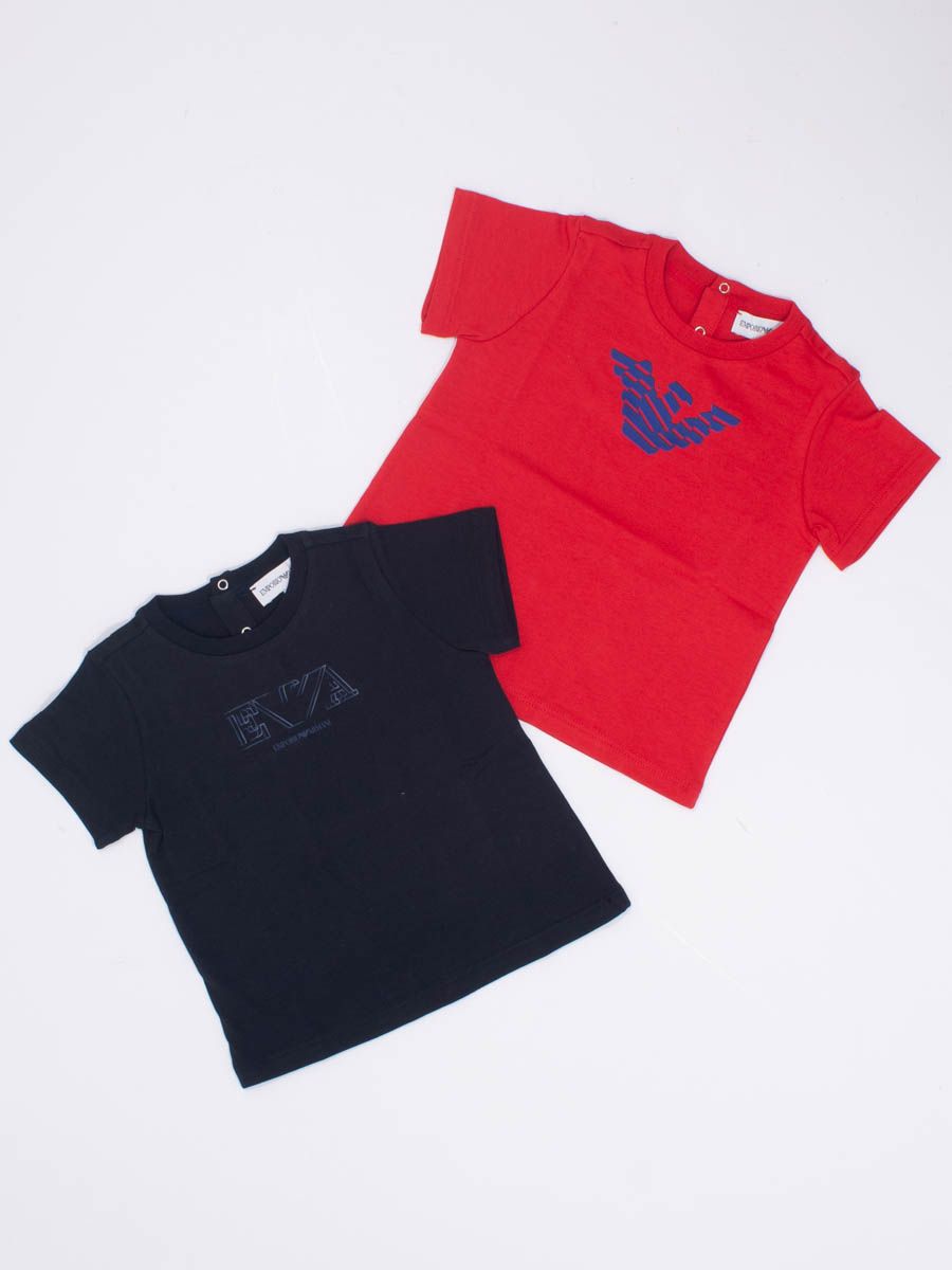 T-shirt Set manica corta con stampe logo