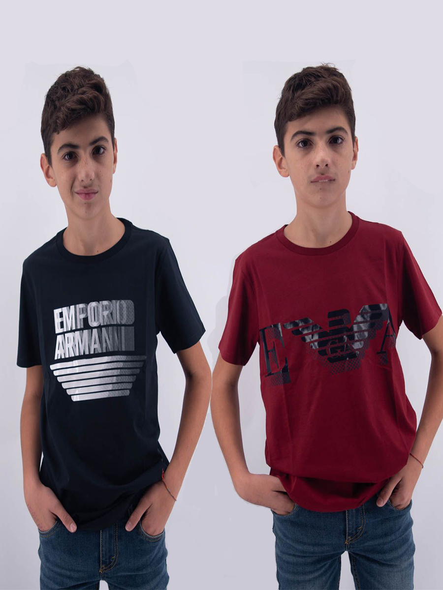 T-shirt Set manica corta con stampa fantasia Emporio