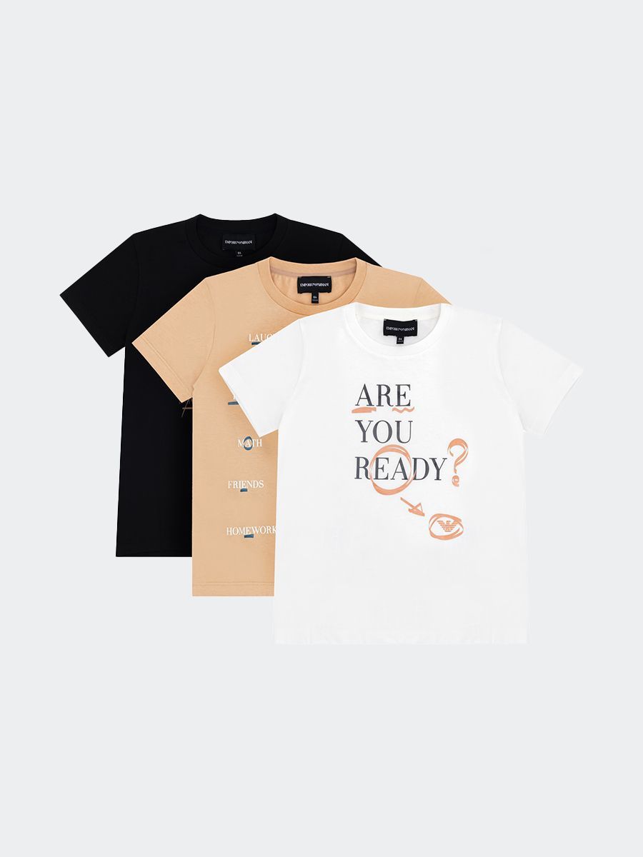 T-shirt  Tris con Stampa Logo