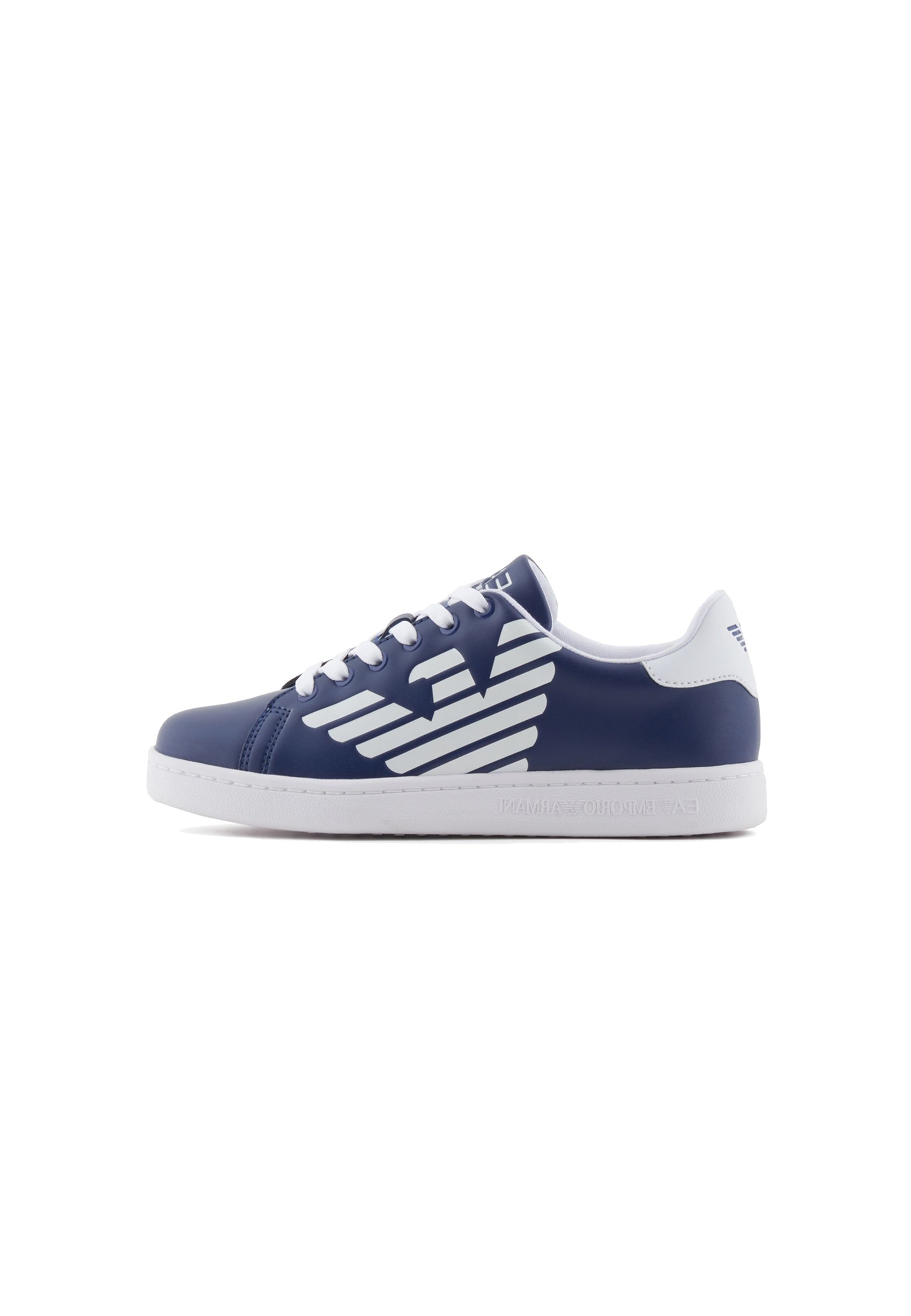 Sneakers in ecopelle con lacci