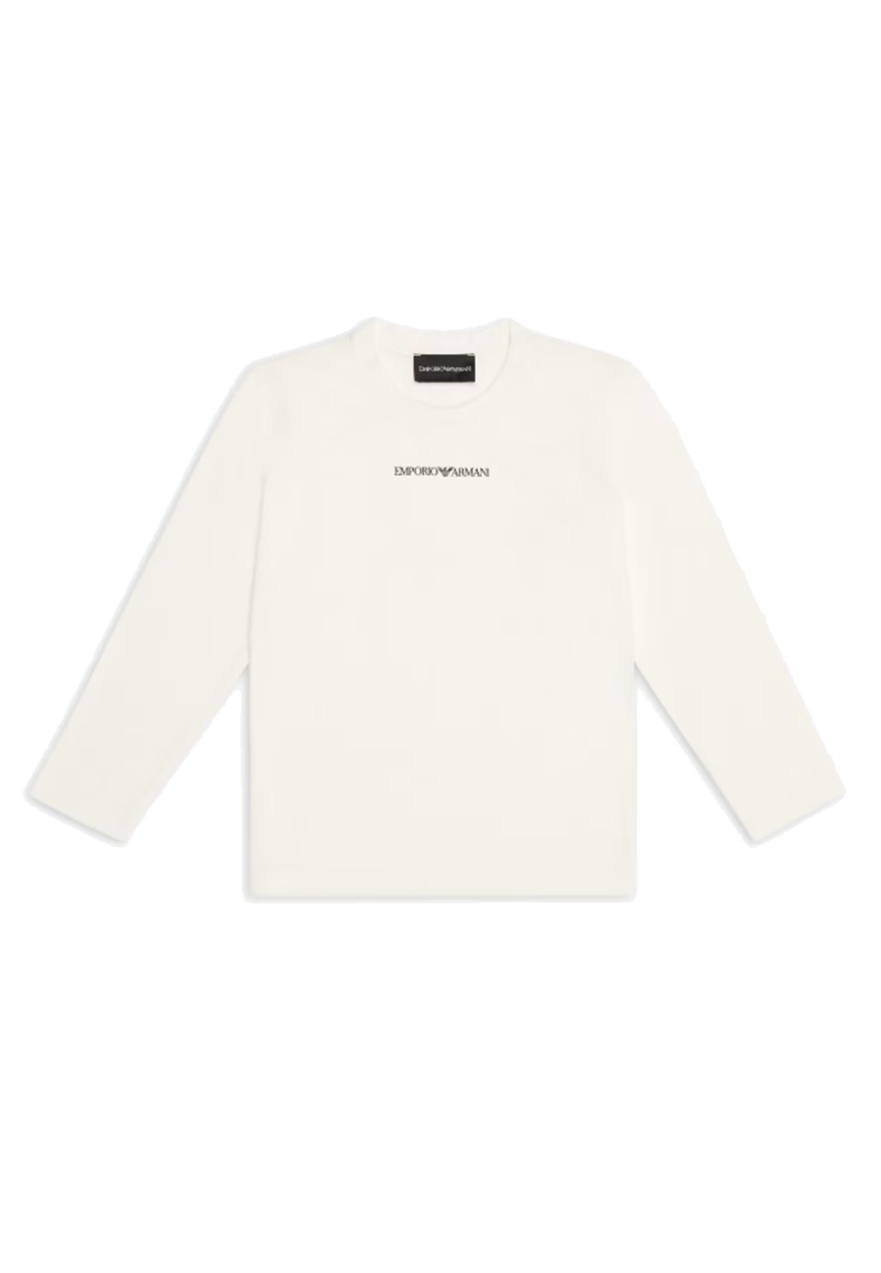 T-shirt girocollo tinta unita bianca blu