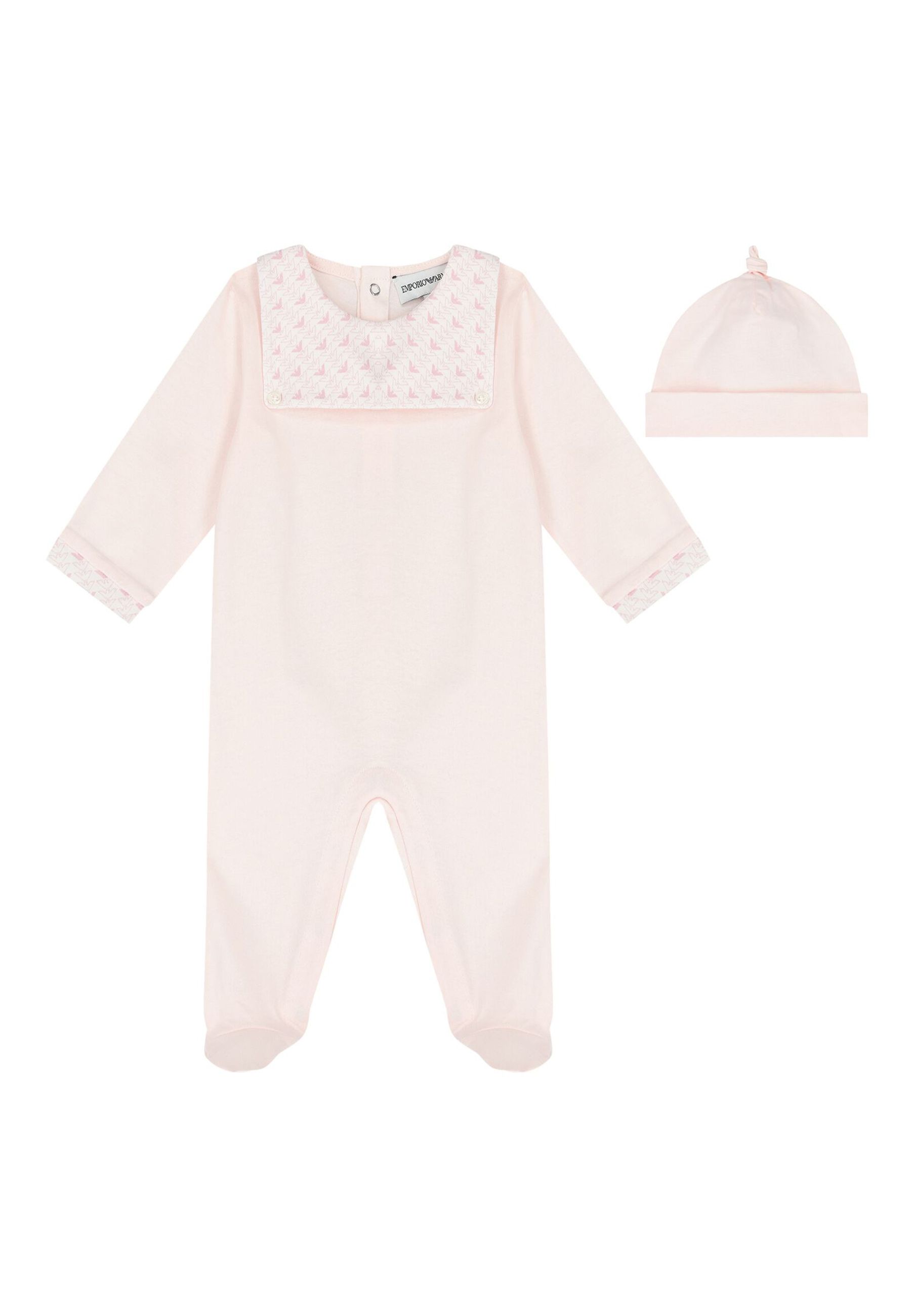 Set Regalo tutina con Logo e cappellino in tinta