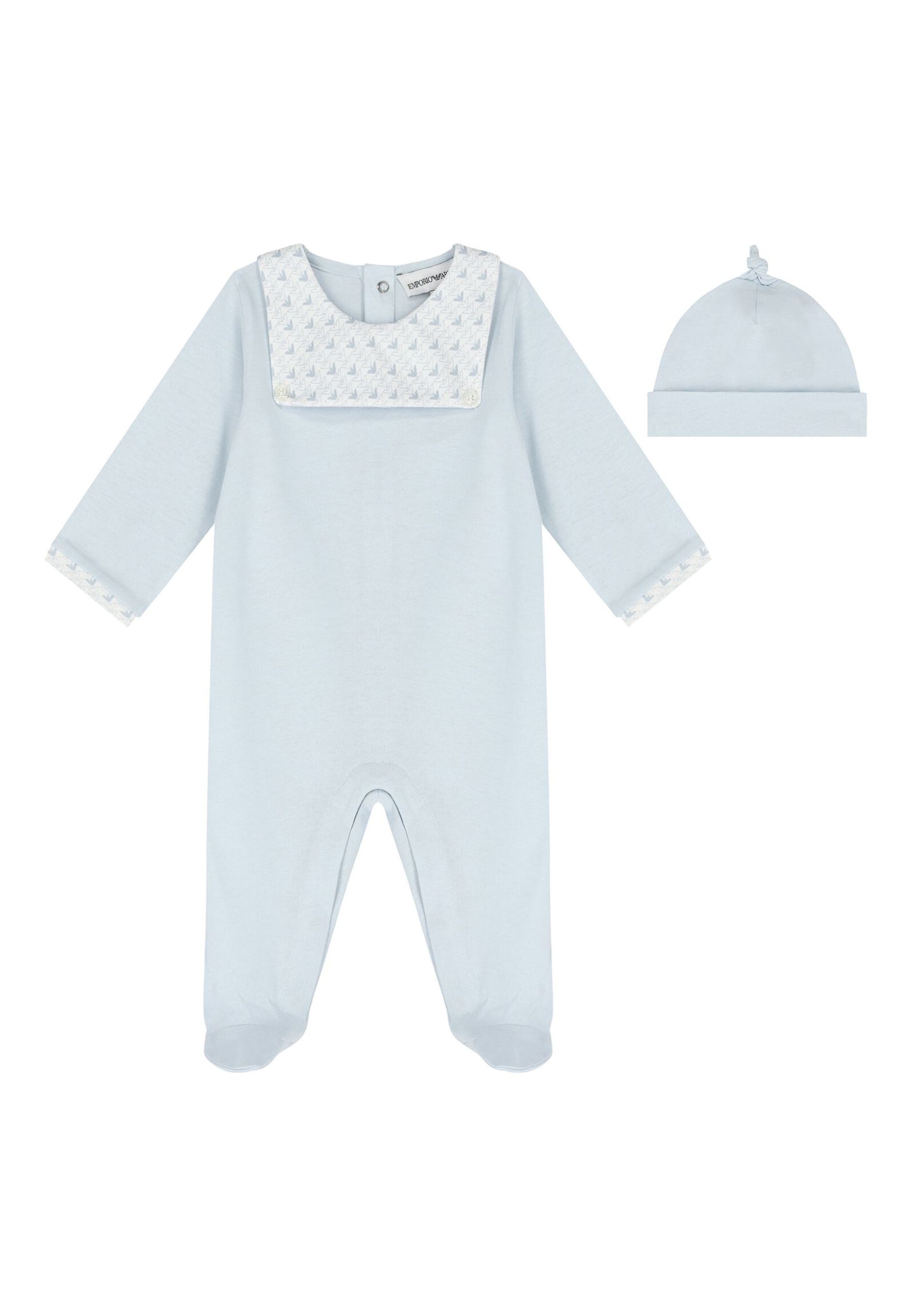 Set Regalo tutina con Logo e cappellino in tinta