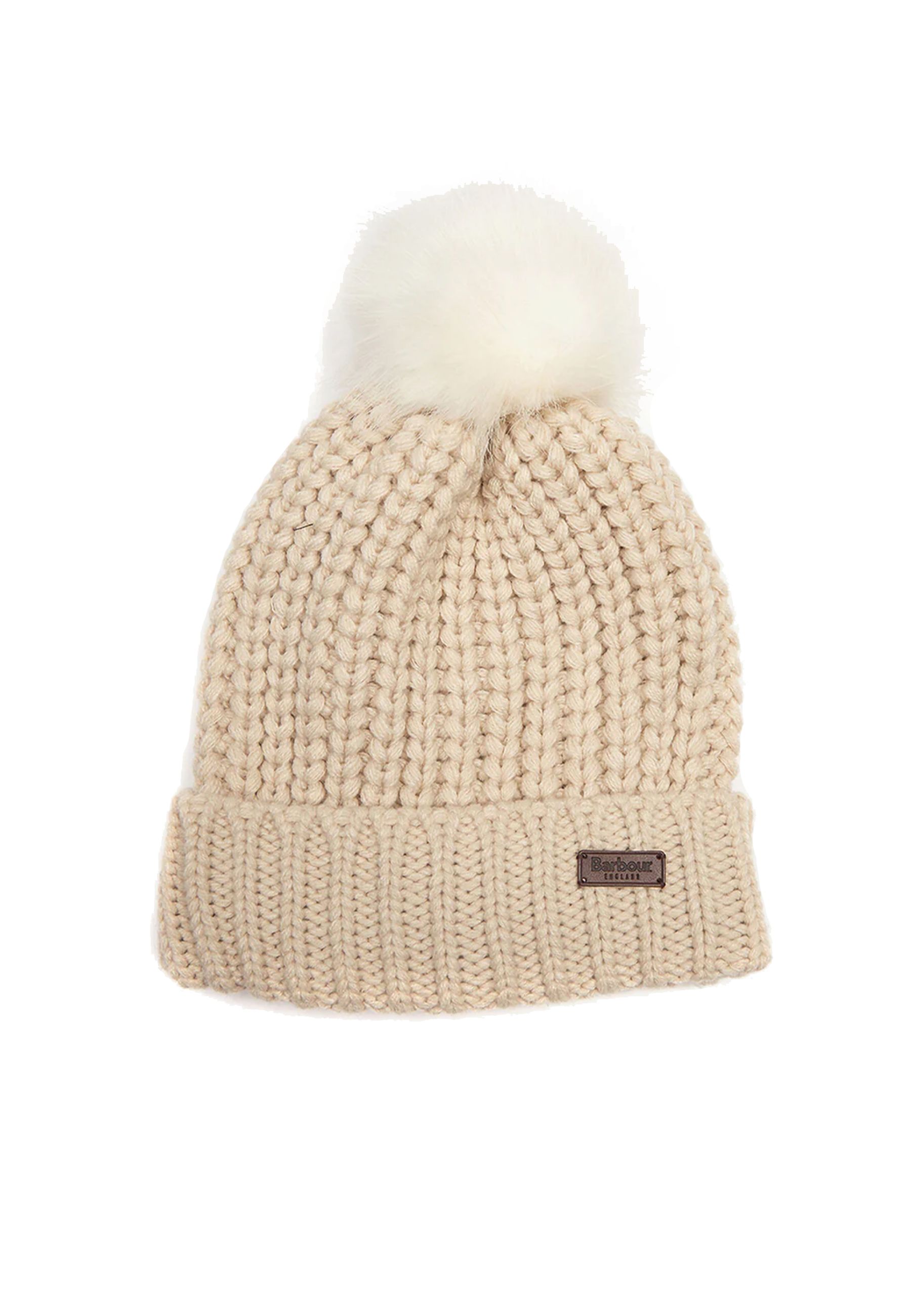 Cappello in filo a maglia grossa con Patch