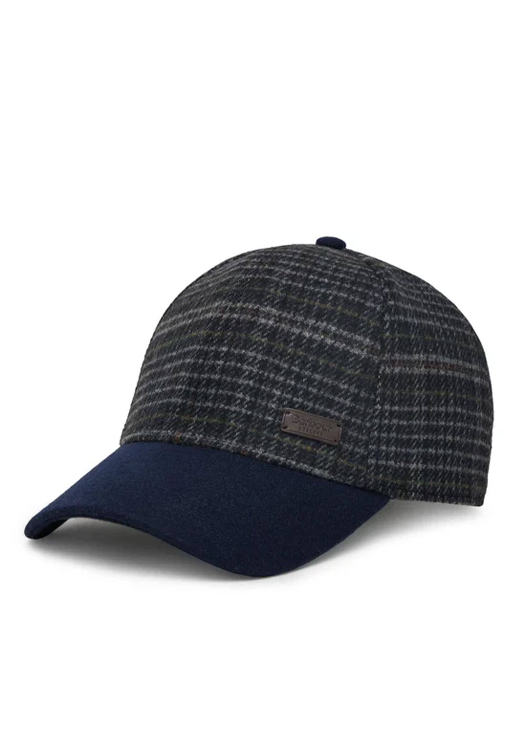 Cappello Tartan check Marrone e Verde
