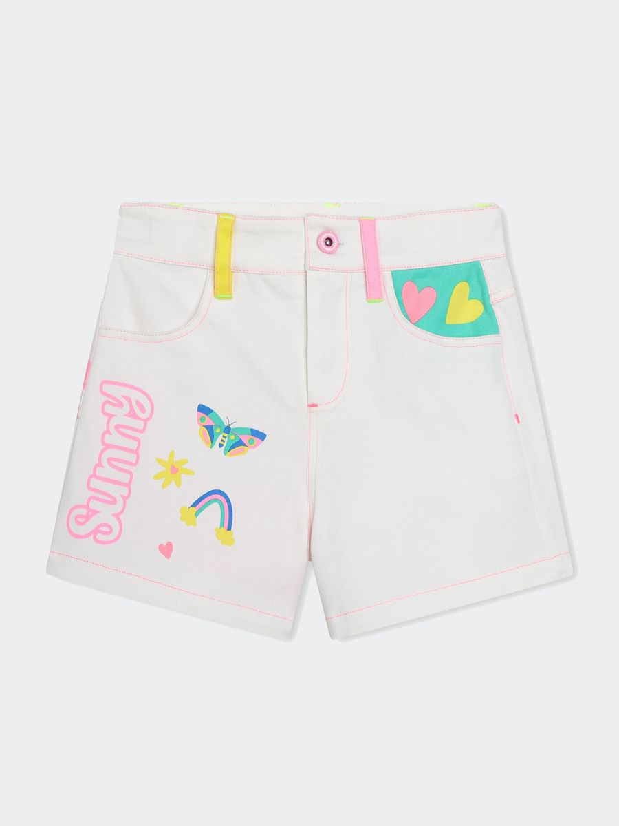 Shorts in Twill a fantasia