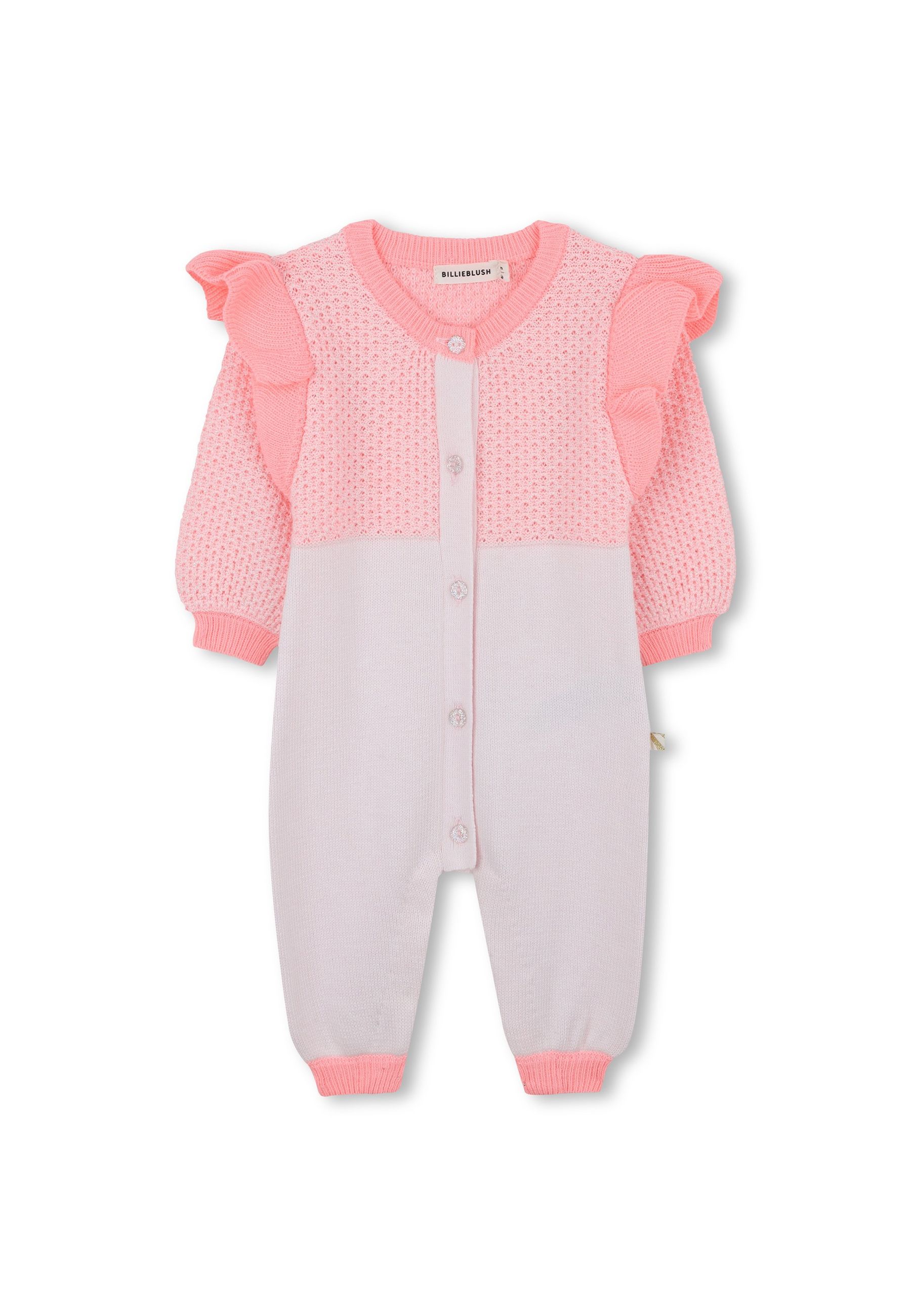 Tutina bicolore con chiusura frontale