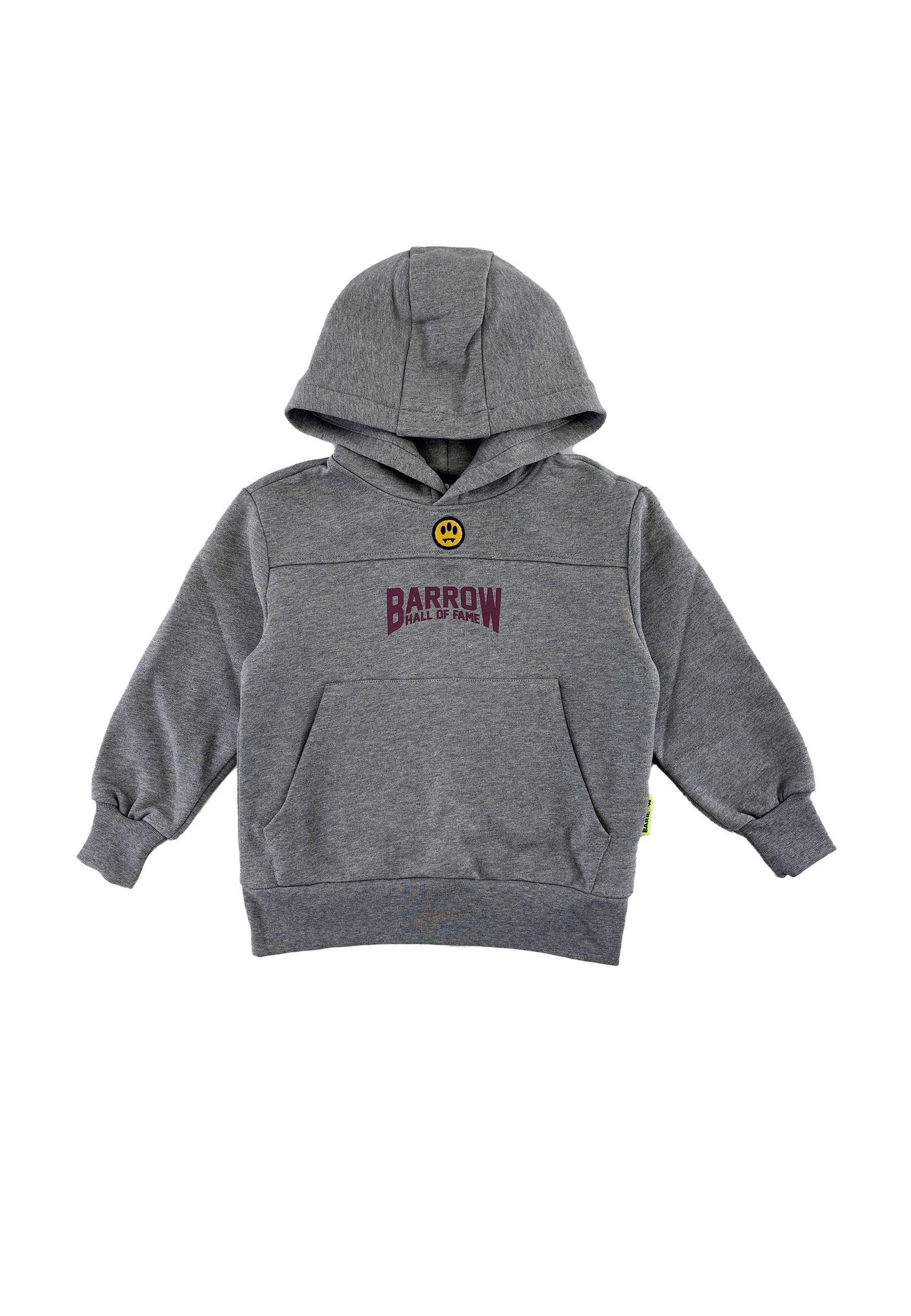 Felpa con cappuccio unisex grigia