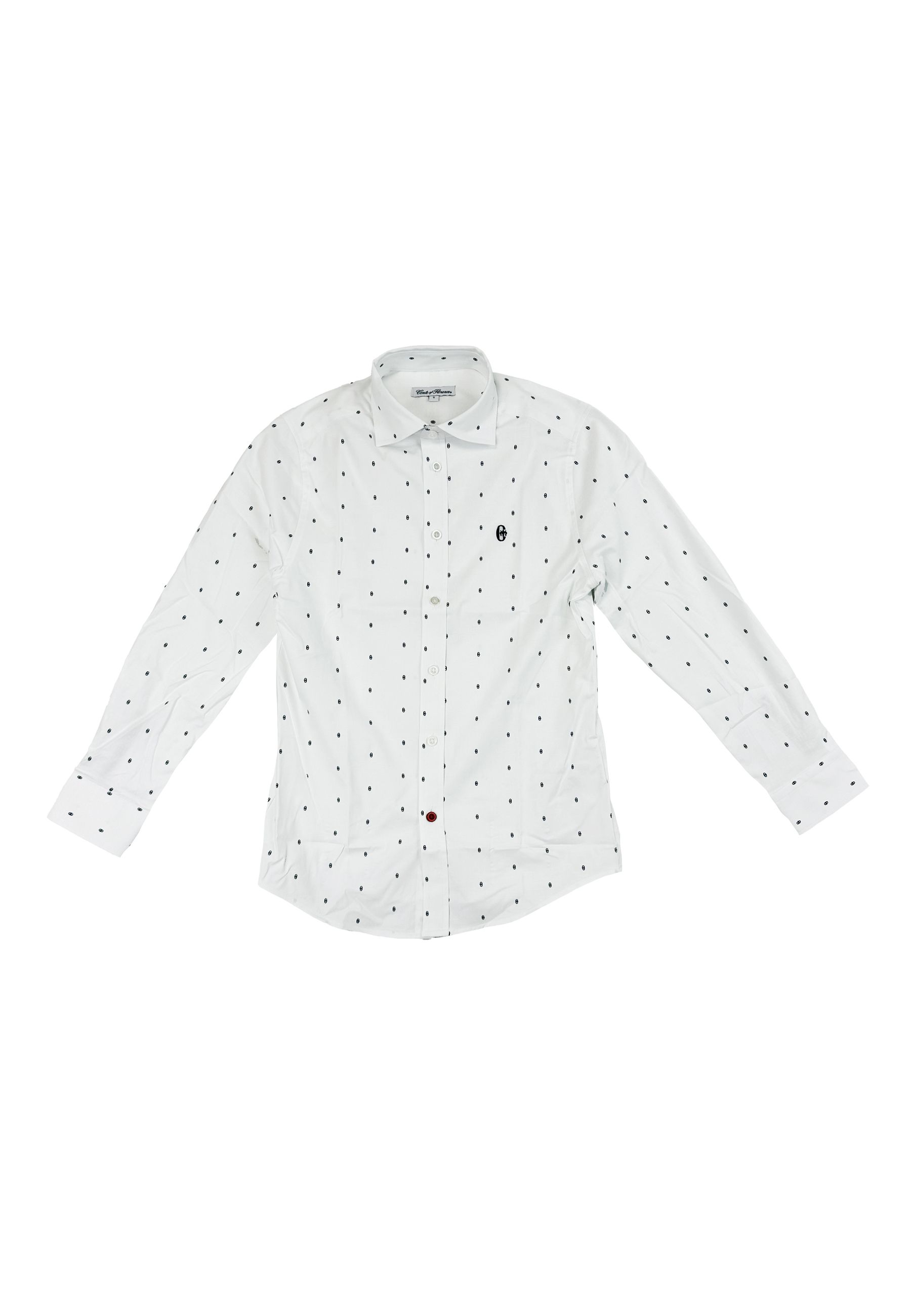 Camicia manica lunga a pois