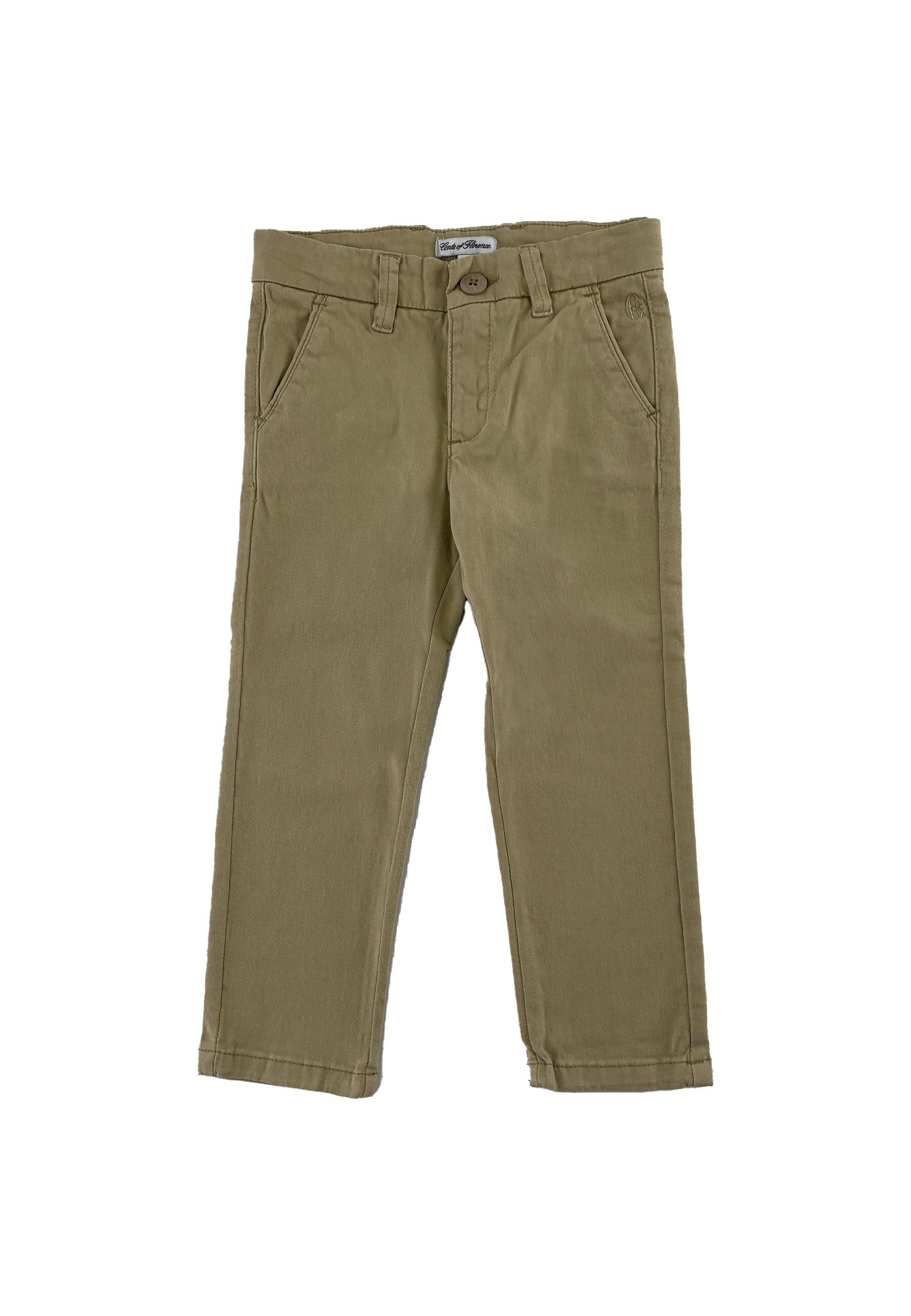Pantalone classico tinta unita blu
