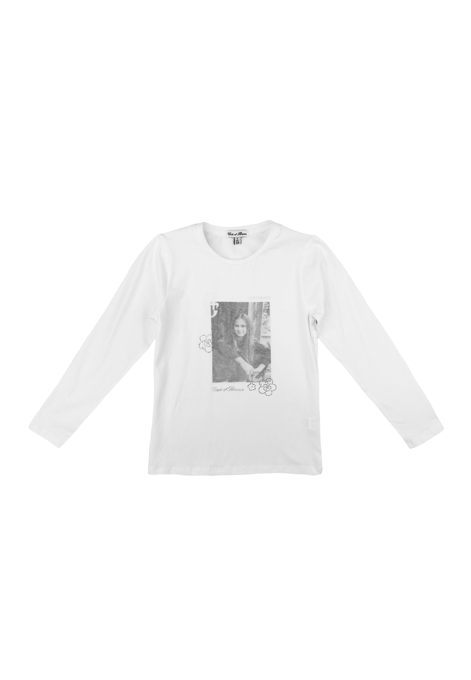 T-shirt girocollo con stampa