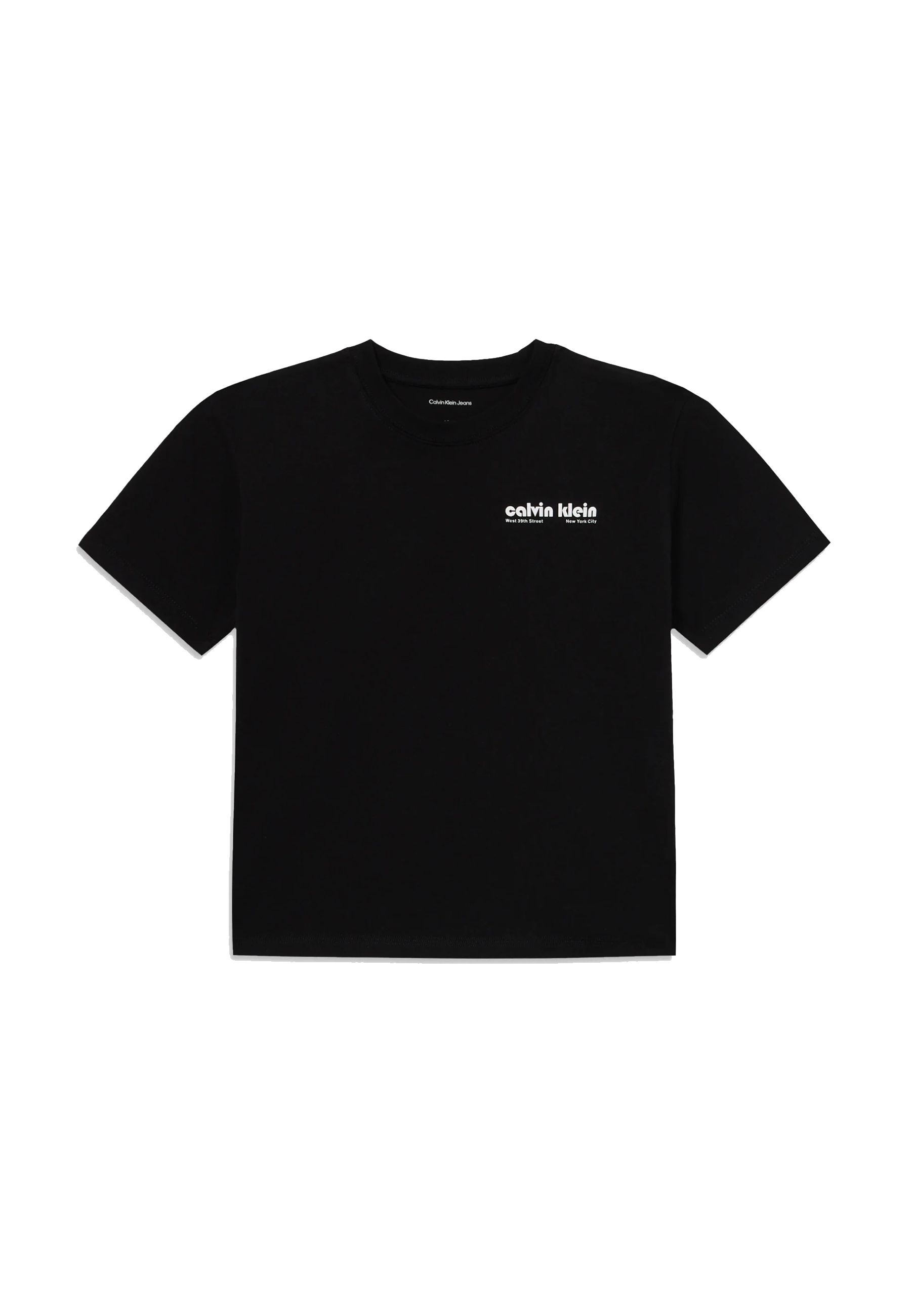 T-shirt rilassata con stampa sul retro
