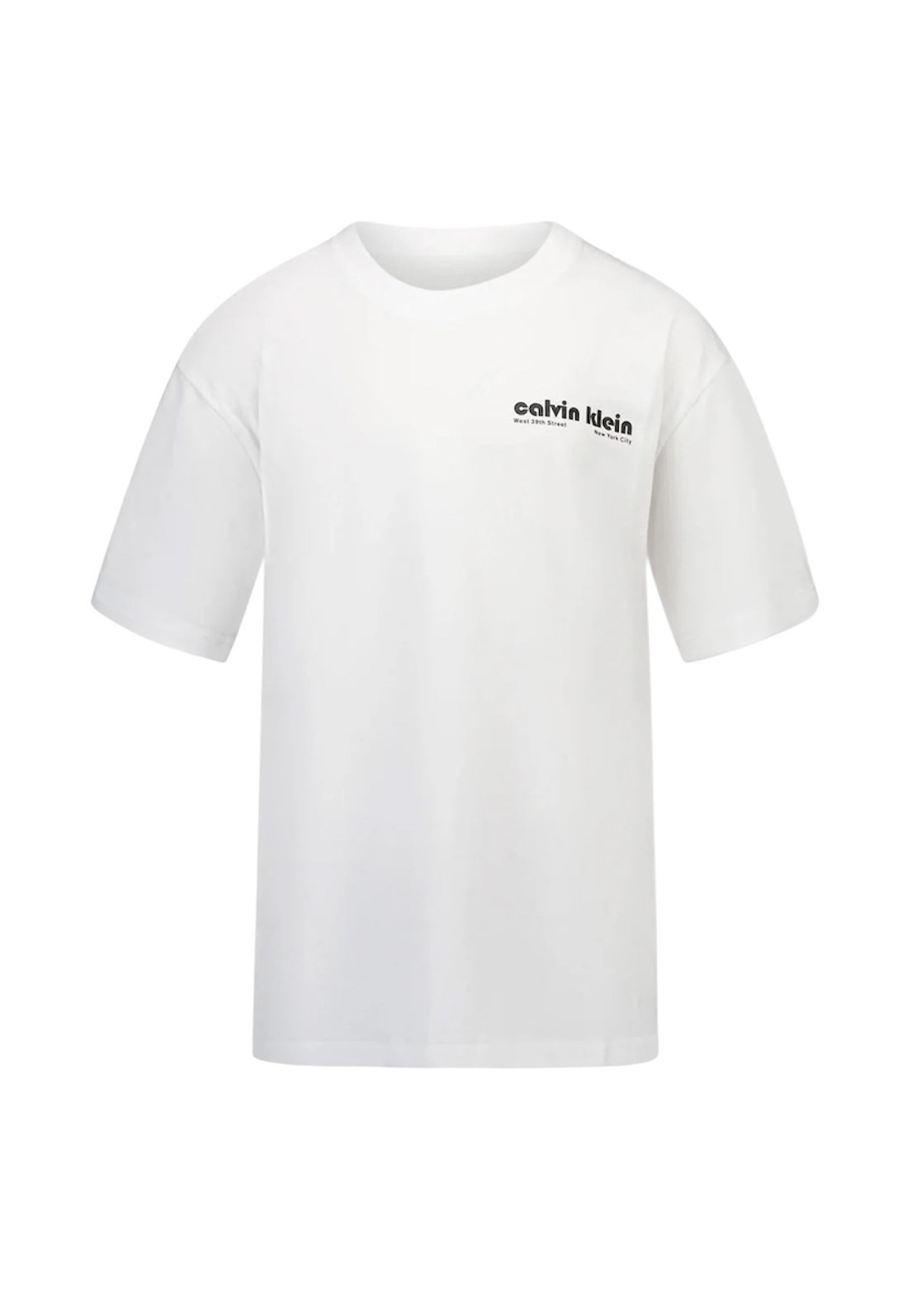T-shirt rilassata con stampa sul retro