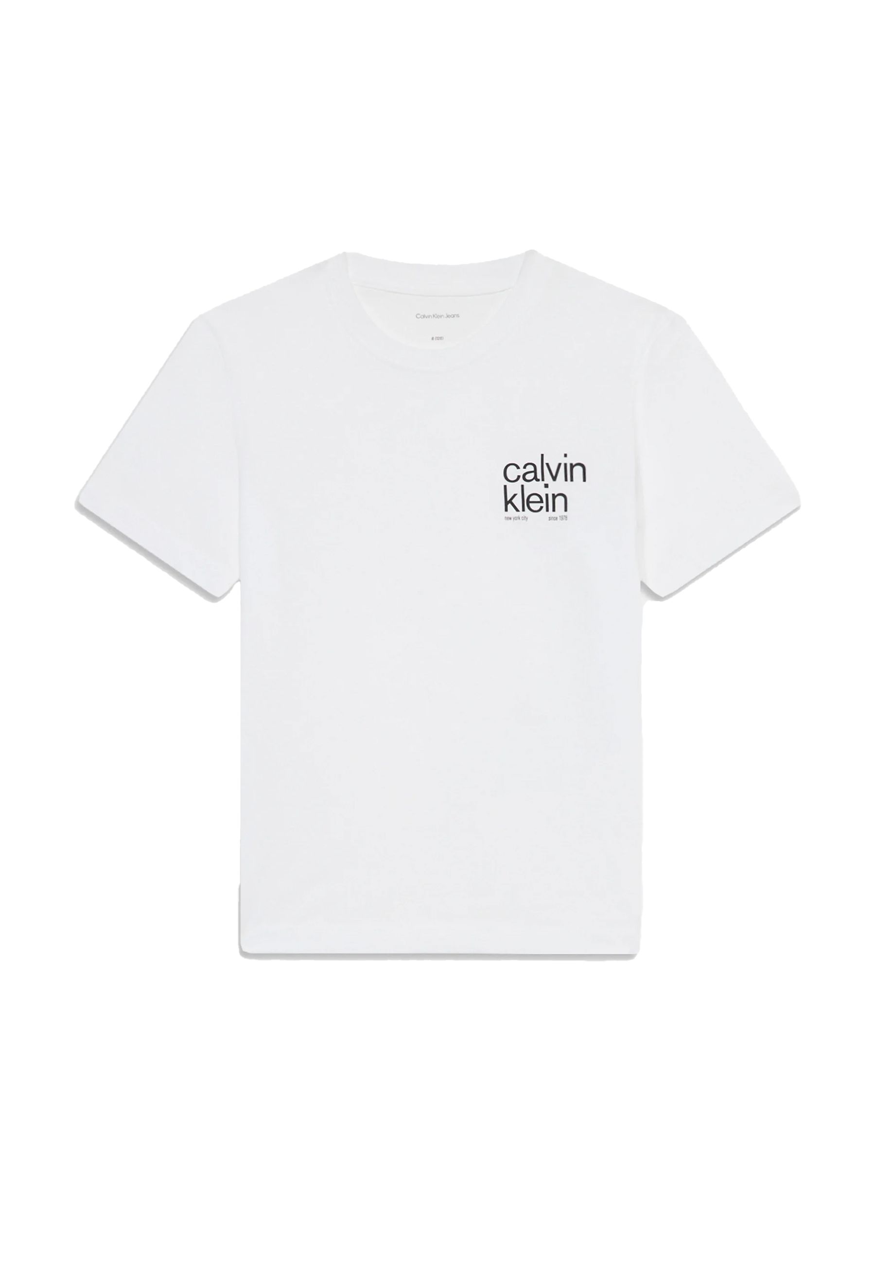 T-shirt Nera girocollo grafica piccola 