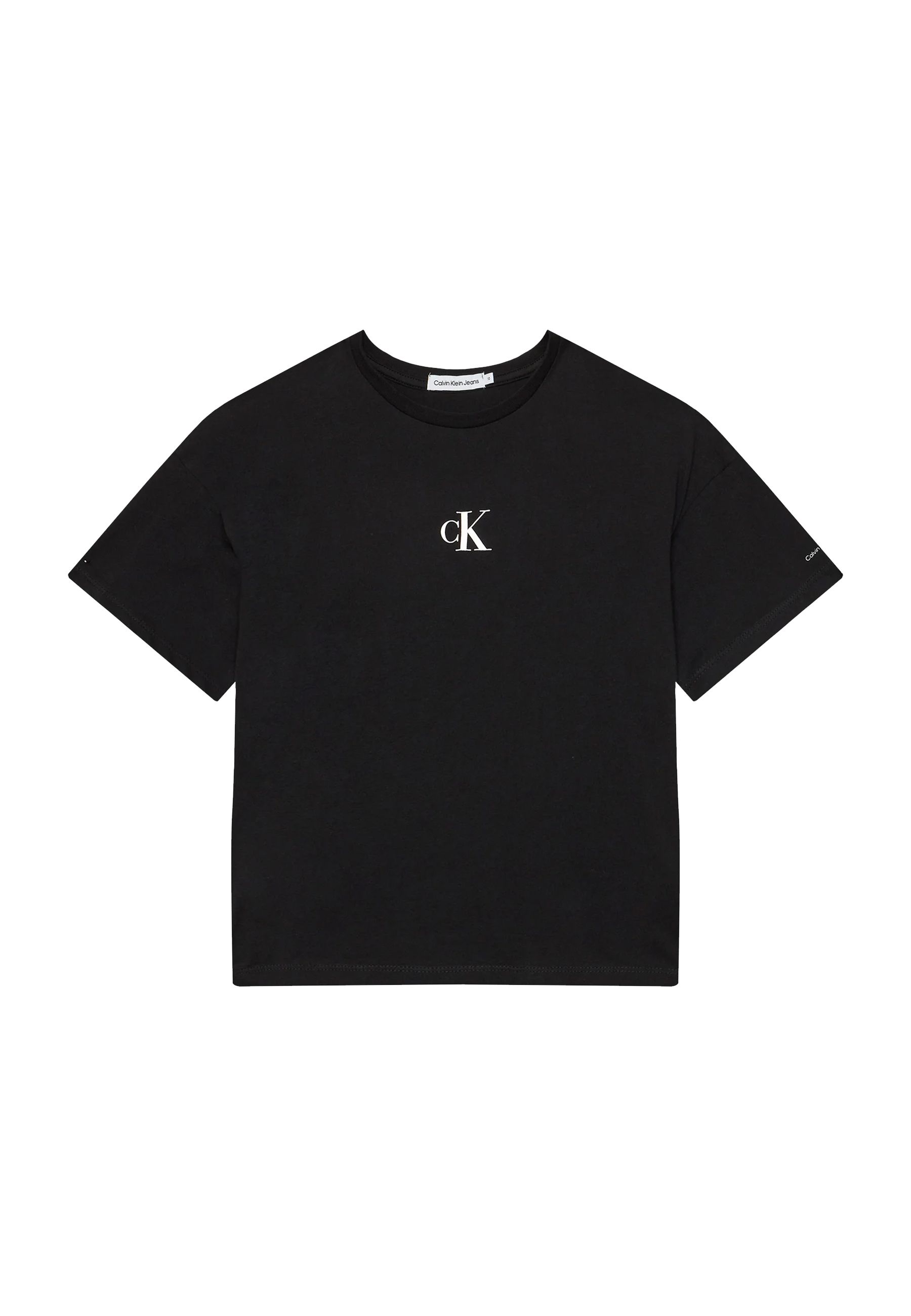 T-shirt boxy con logo ck