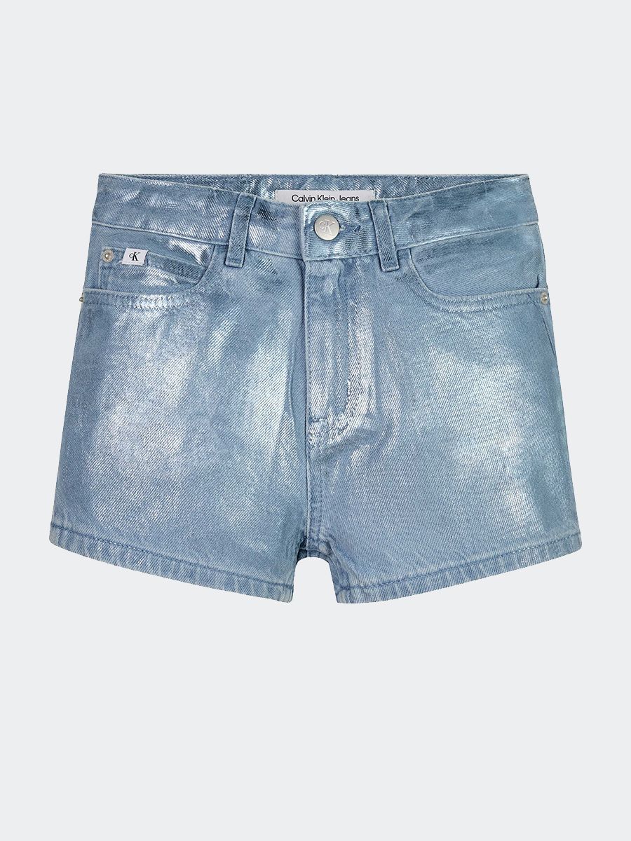 Shorts effetto metal