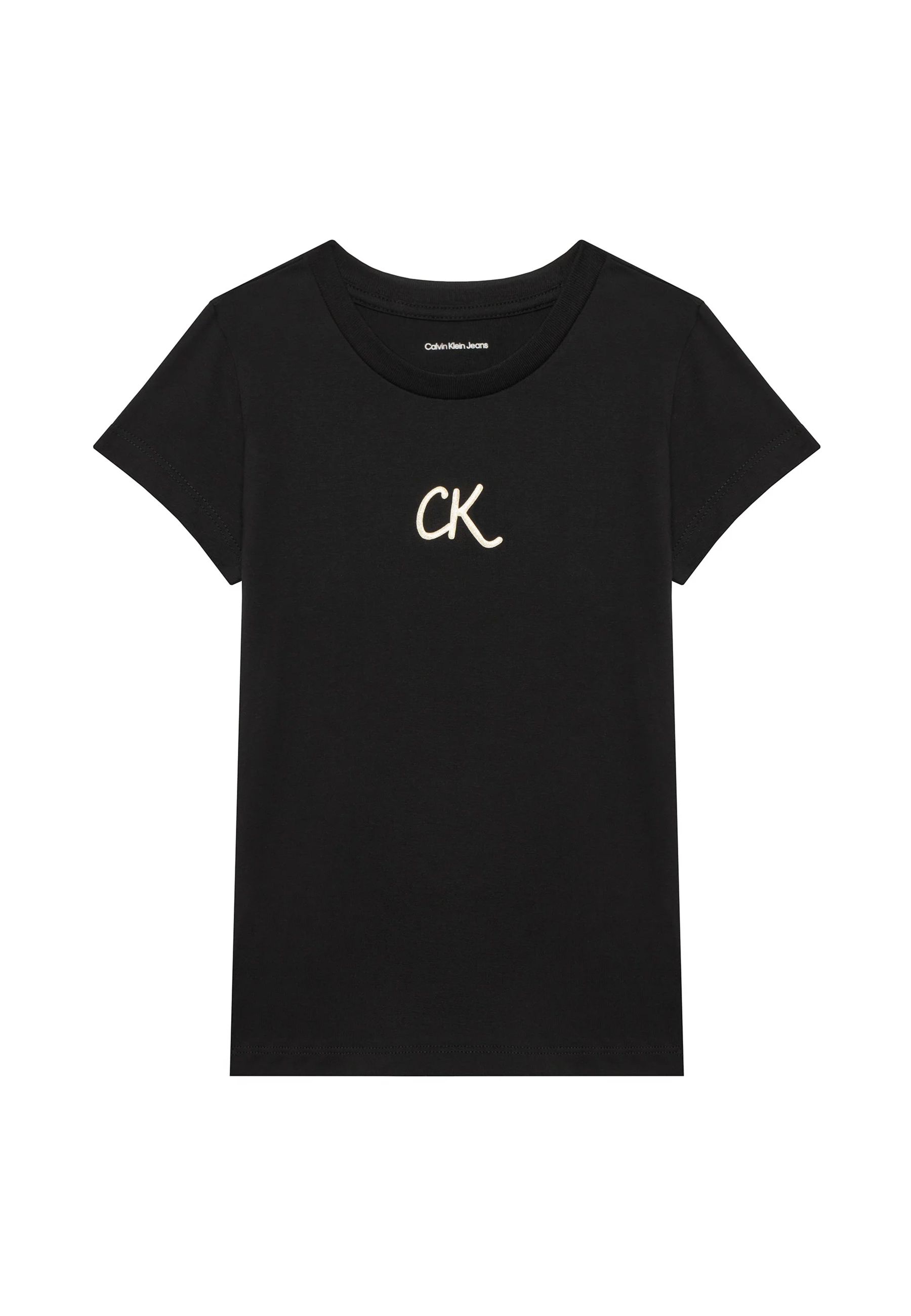 T-shirt logo glitter ck slim fit