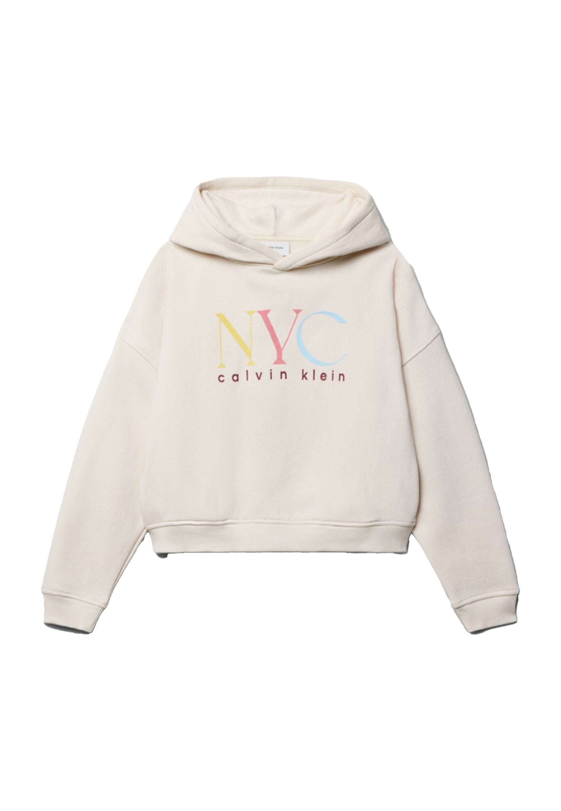 Felpa con cappuccio con grafica di new york