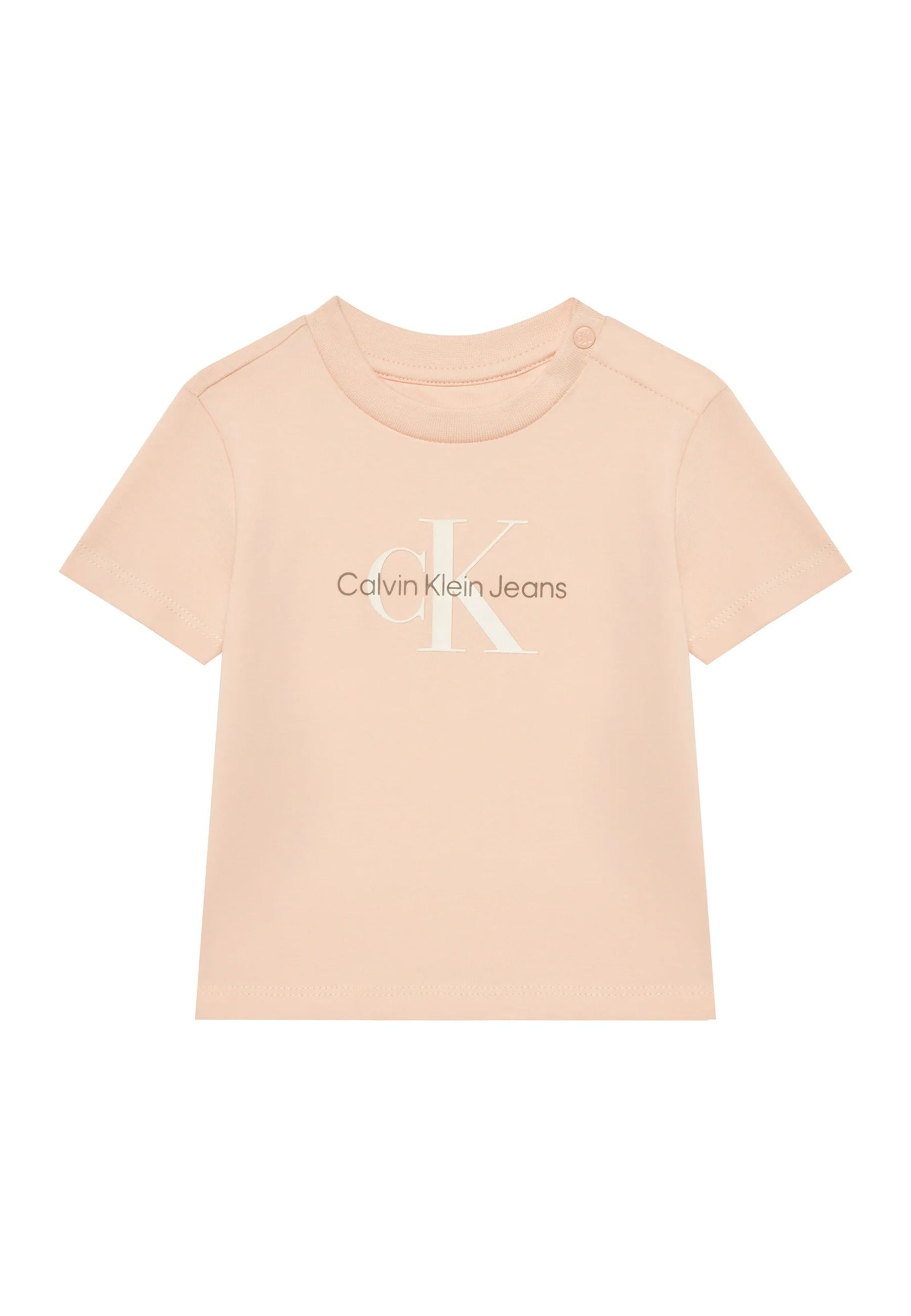 T-shirt tinta unita monogramma