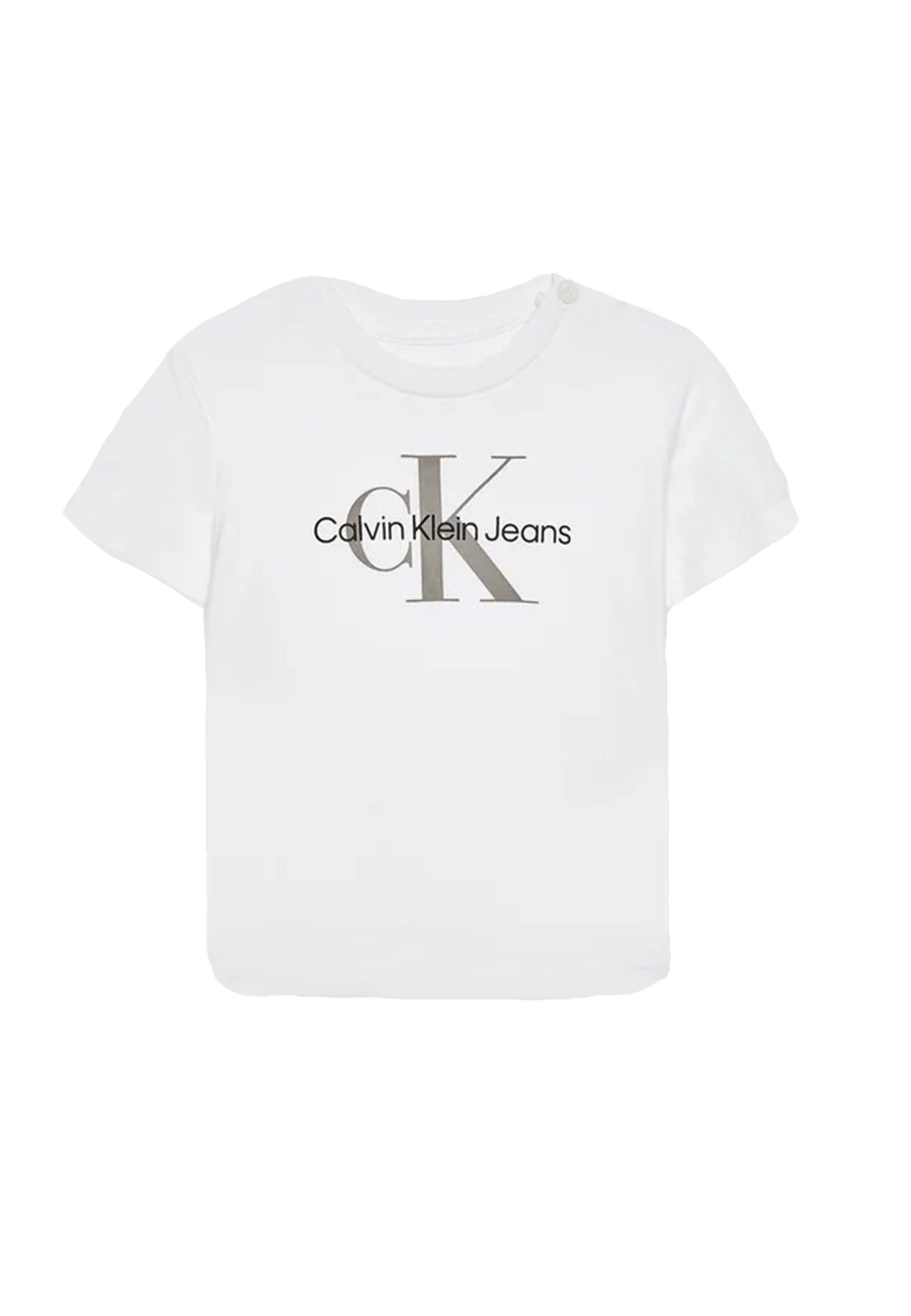 T-shirt tinta unita monogramma