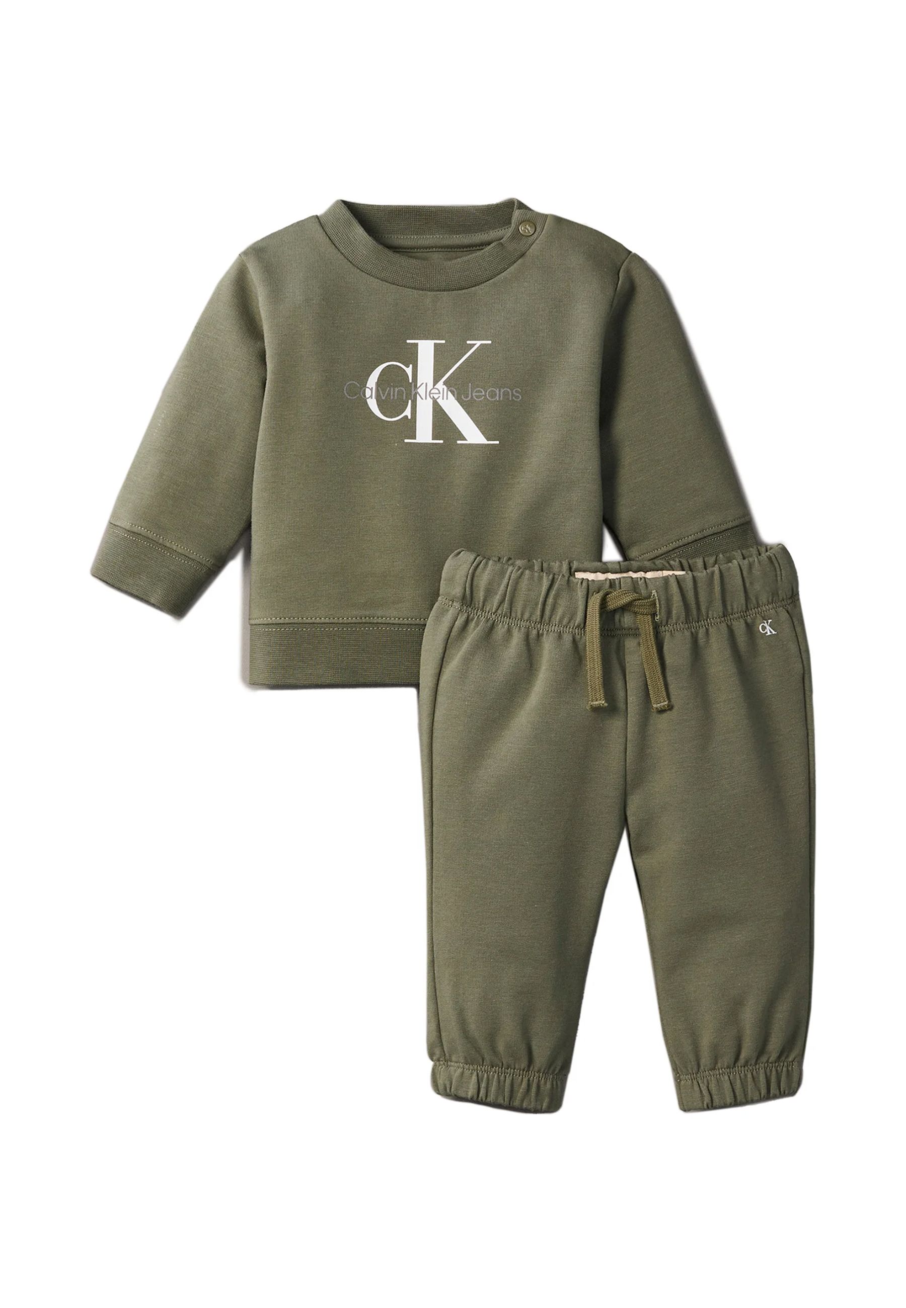 Completo Sportivo set felpa monogramma e pantalone