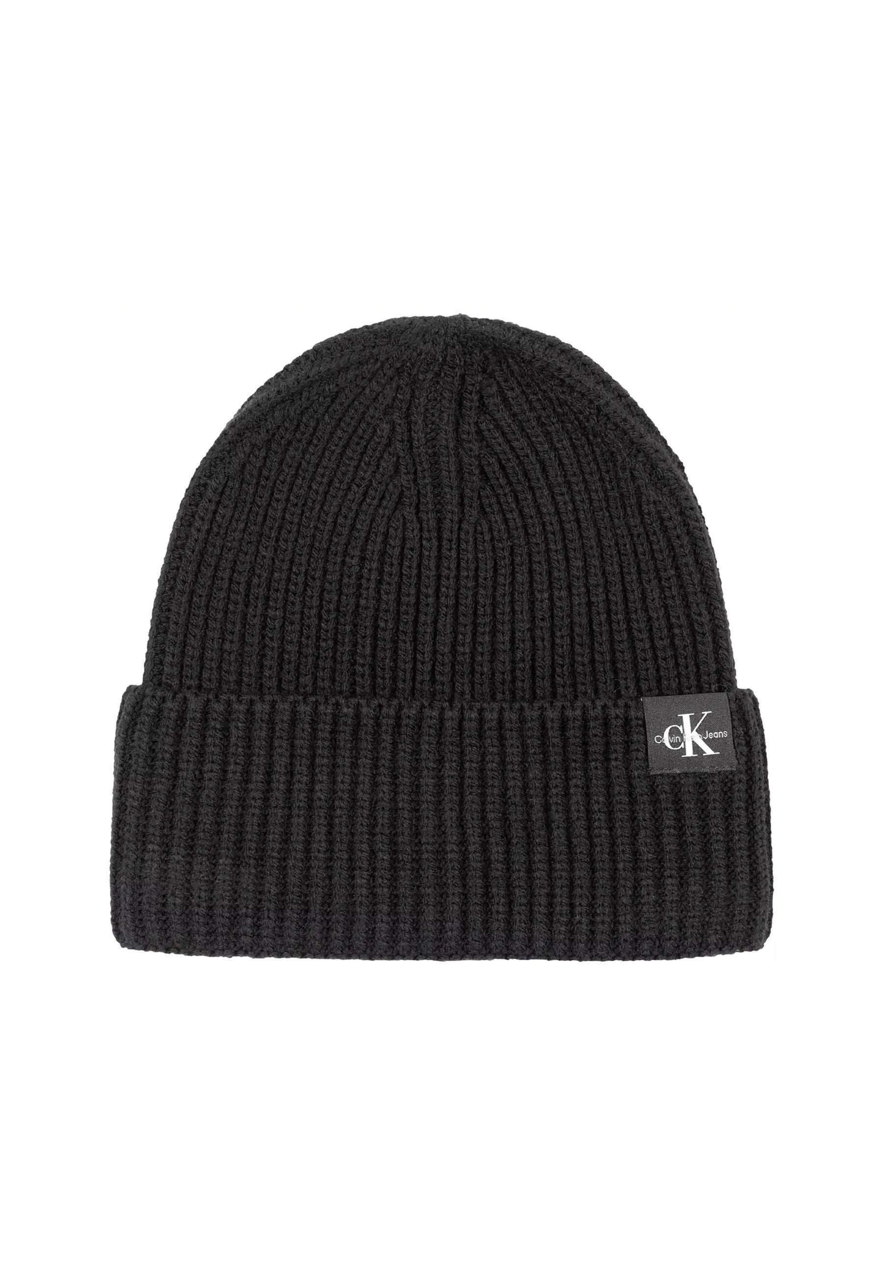 Cappello con costine monogramma