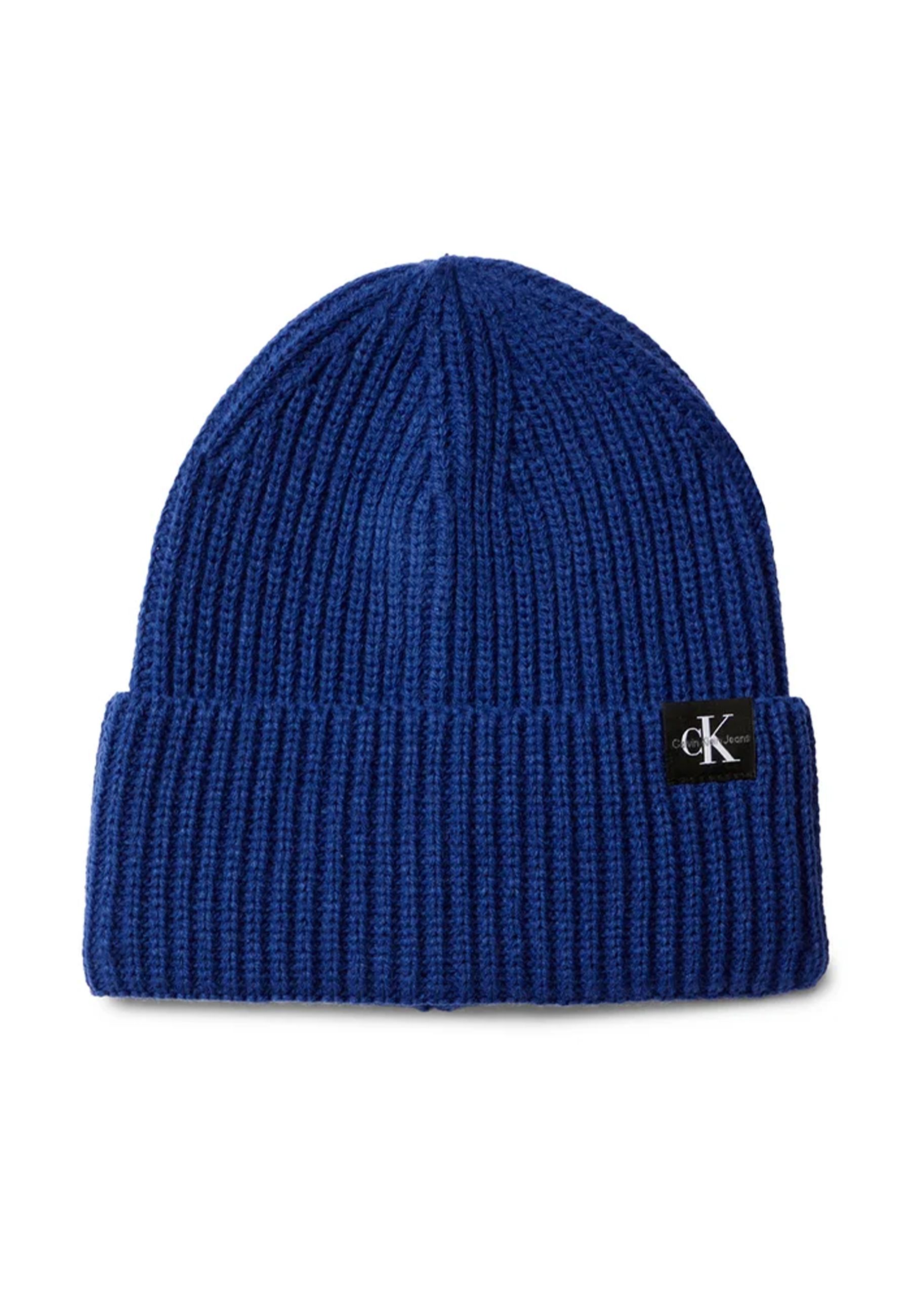 Cappello con costine monogramma