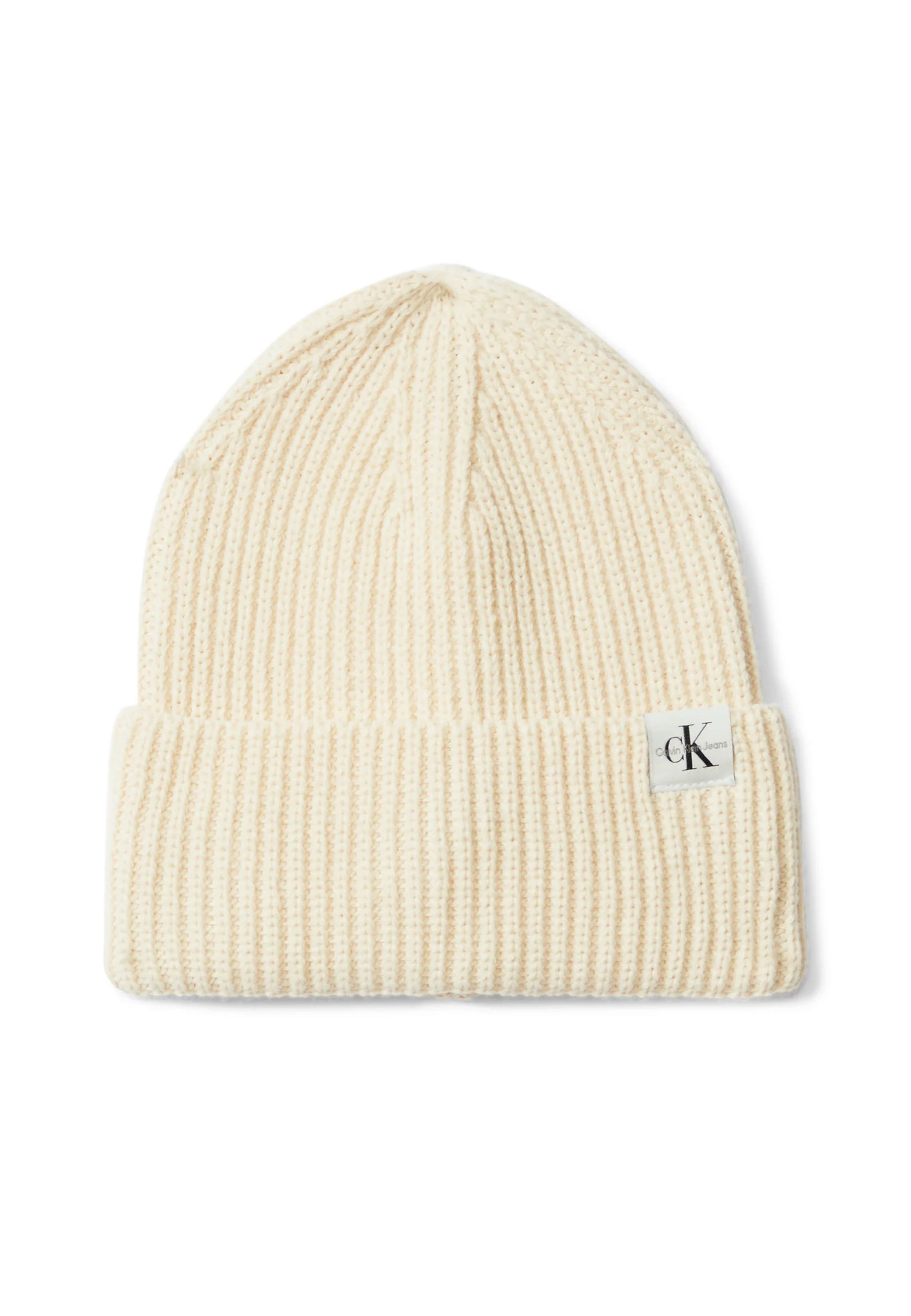 Cappello con costine monogramma