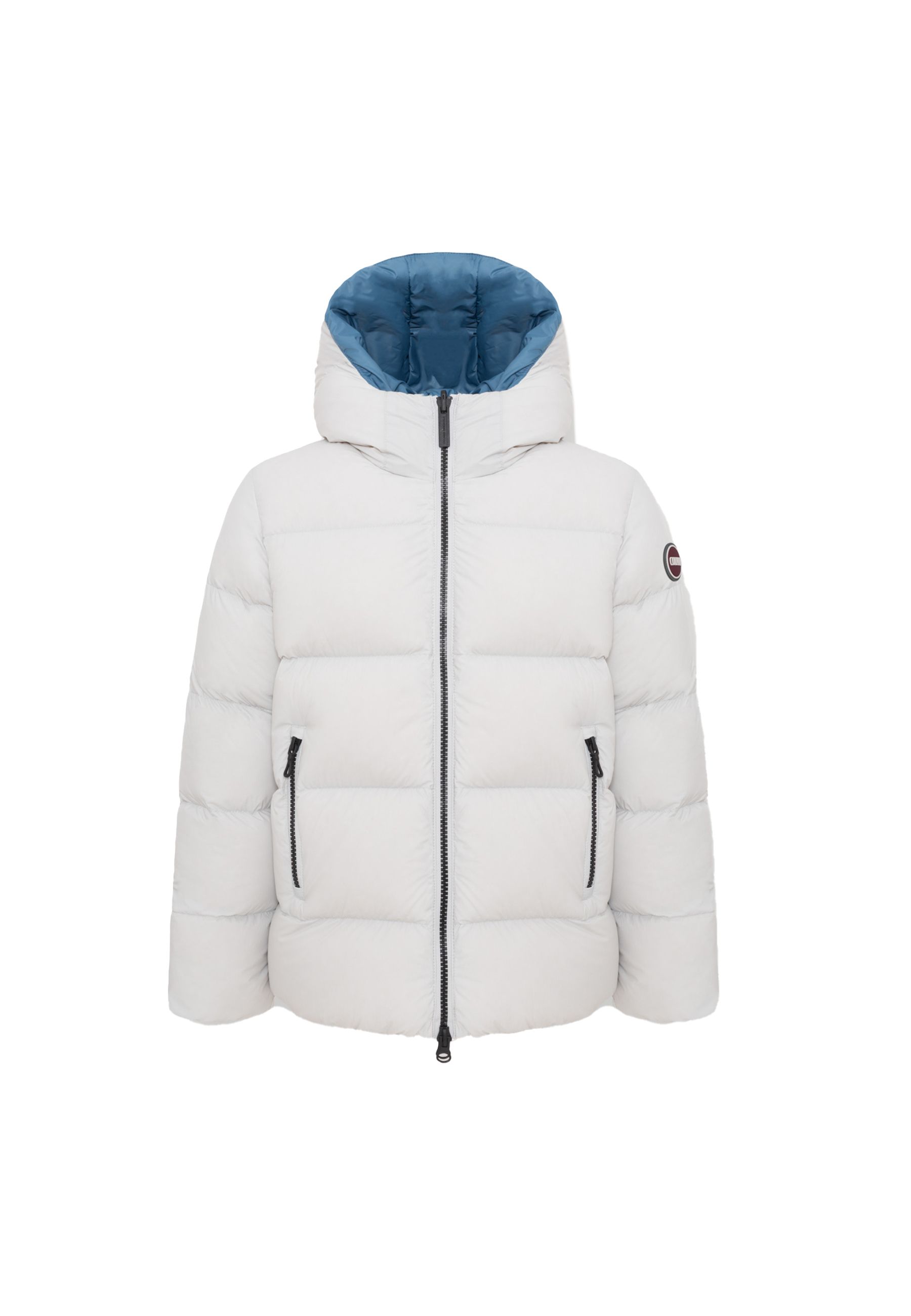 Piumino reversibile con cappuccio staccabile