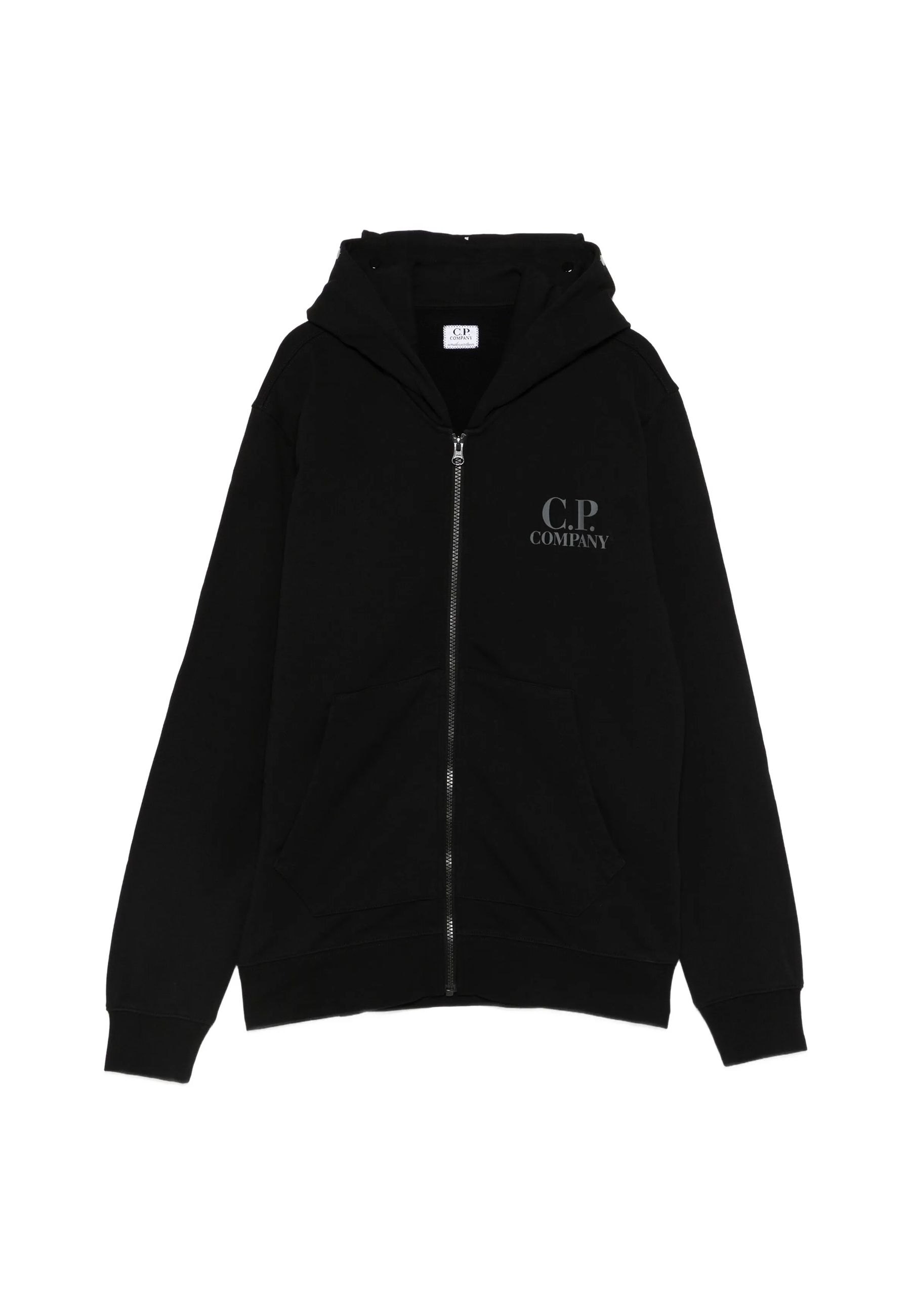 Felpa con Cappuccio e occhiali Logo Nero