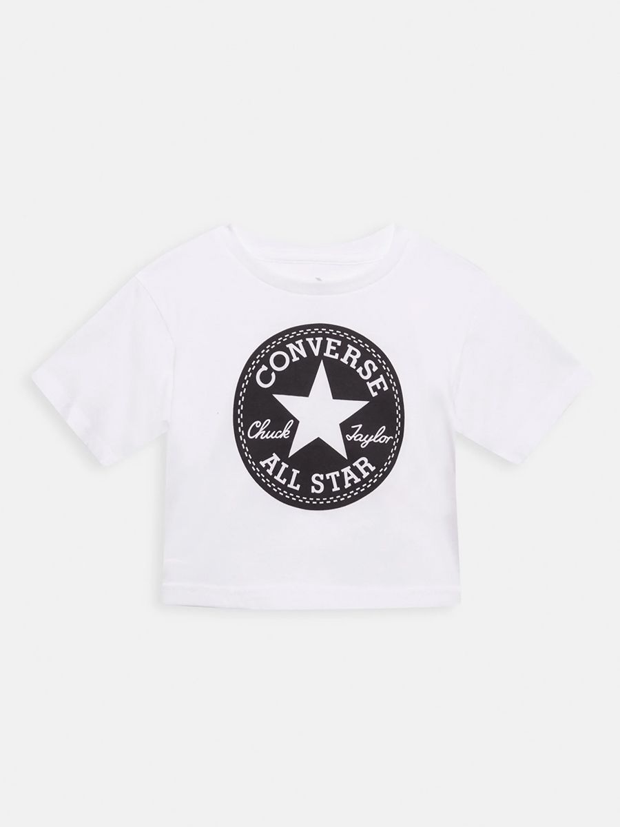 T-shirt  in morbido cotone con stampa Logo