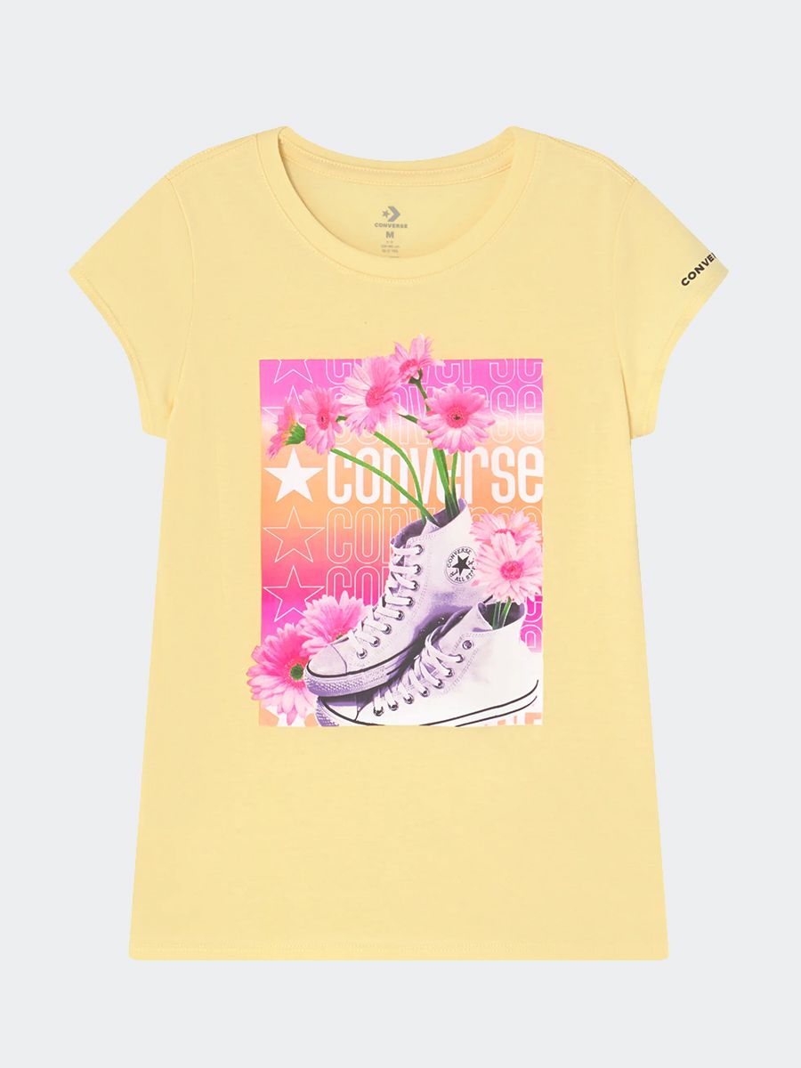 T-shirt  con Stampa fiori