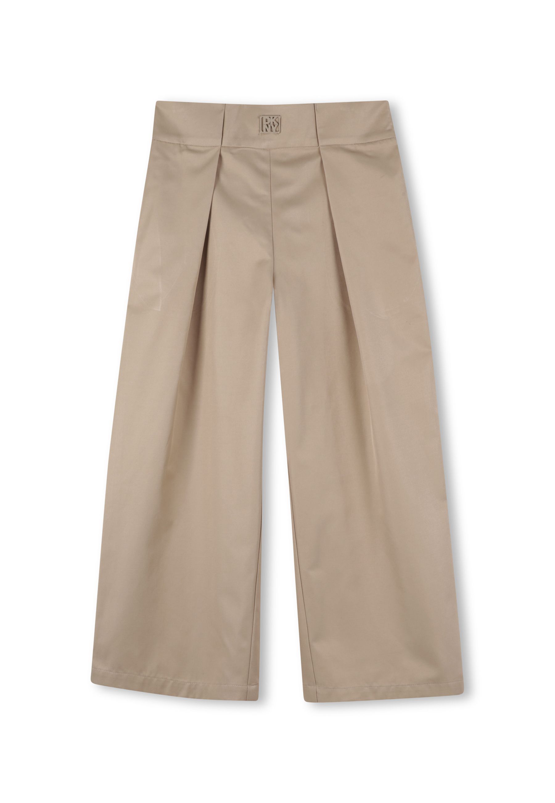 Pantalone largo in twill raffinati e confortevoli