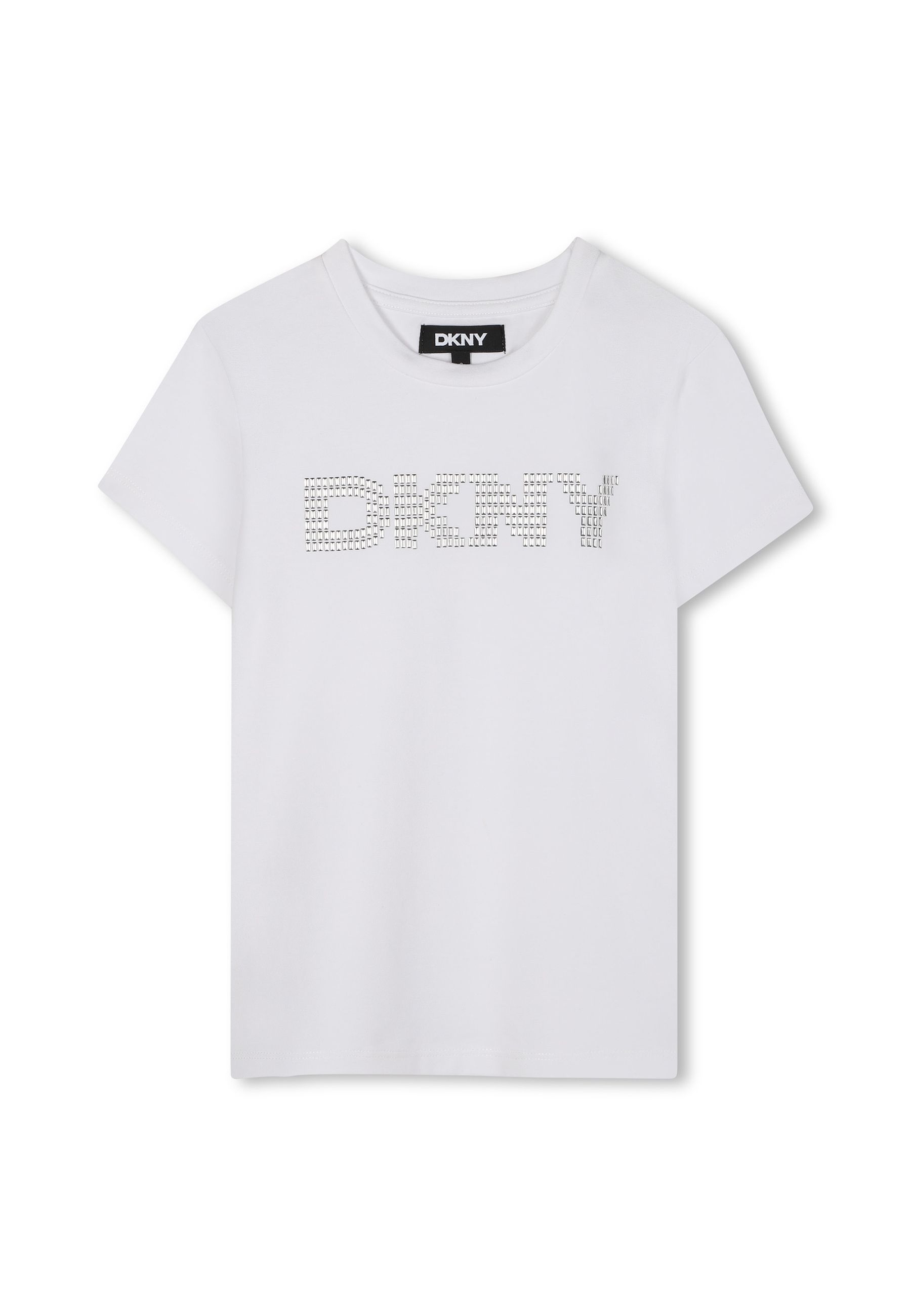 T-shirt  con borchie quadrate
