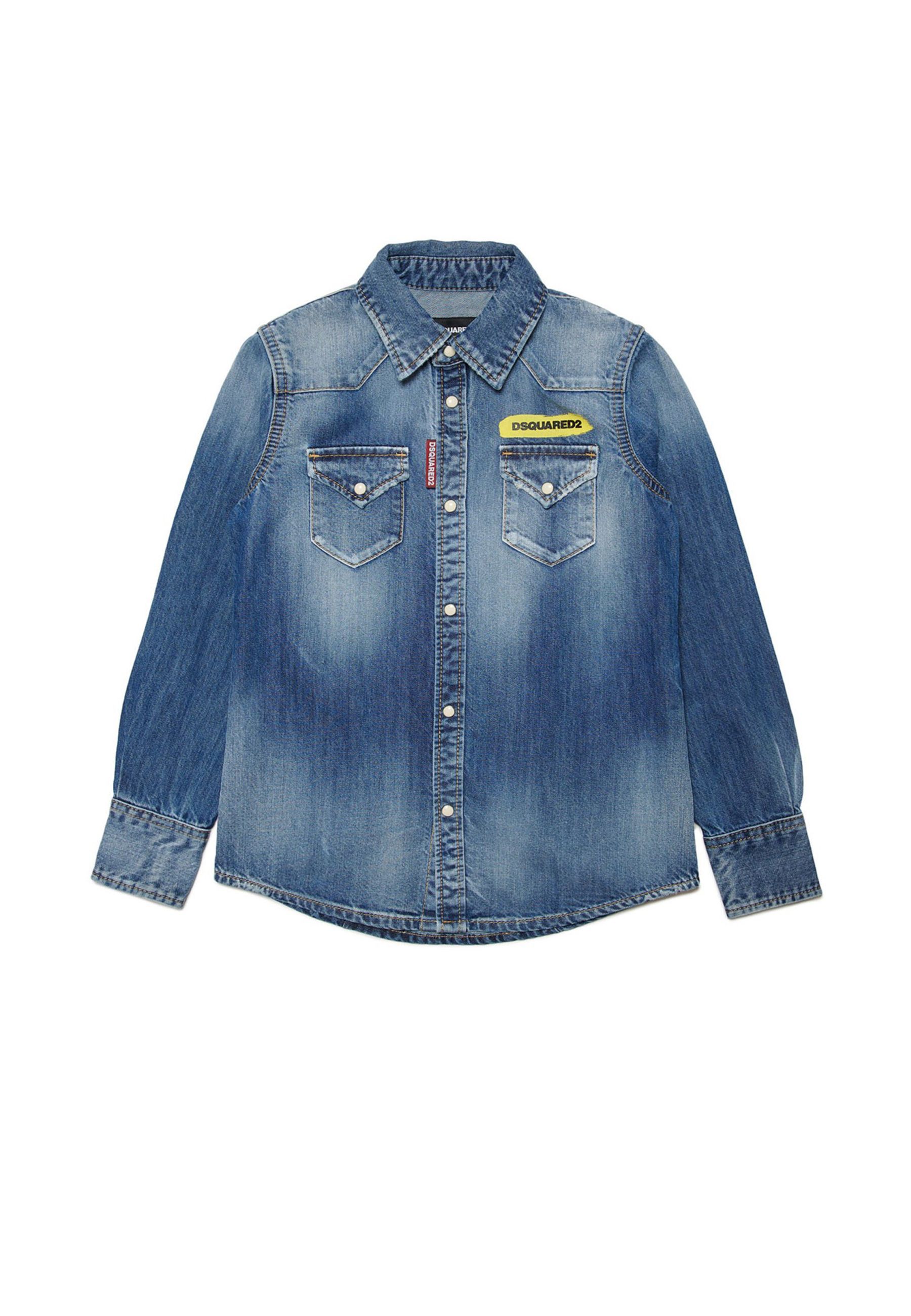 Camicia in Jeans Blu