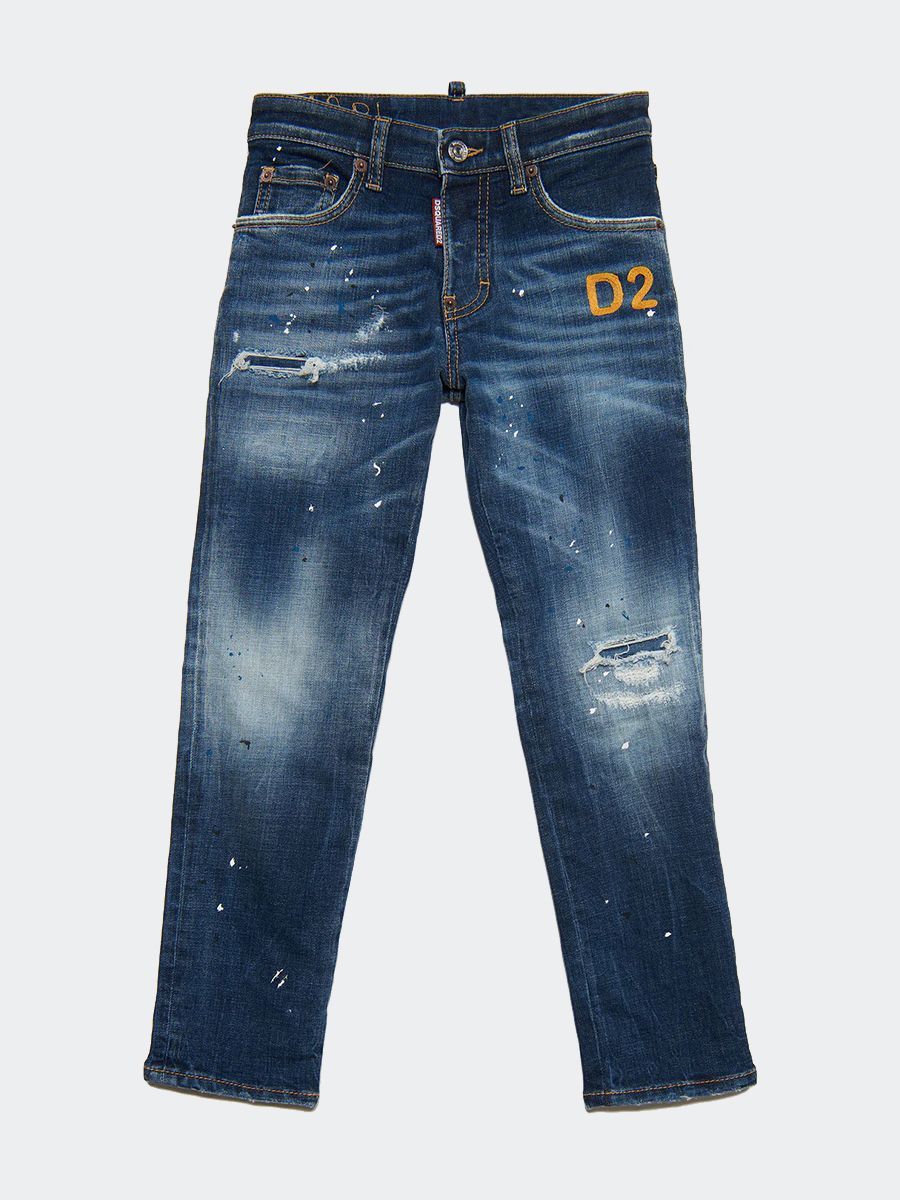 Jeans d2p438u stanislav pantaloni  dsquared kid