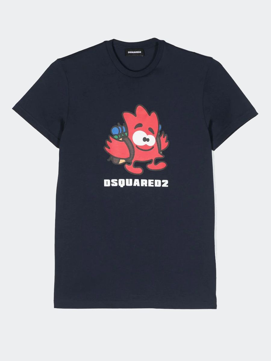 T-shirt d2t980u relax maglietta  dsquared kid