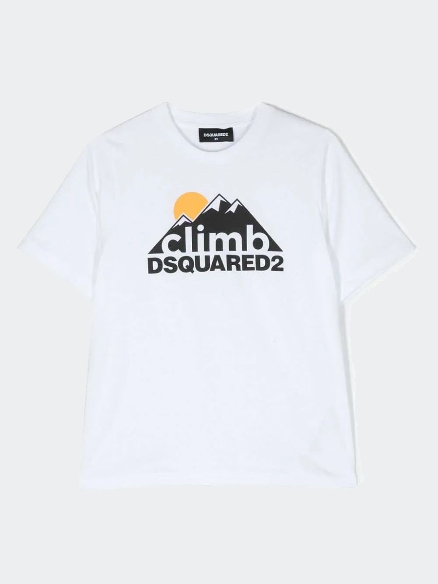 T-shirt d2t983u slouch fit maglietta  dsquared kid