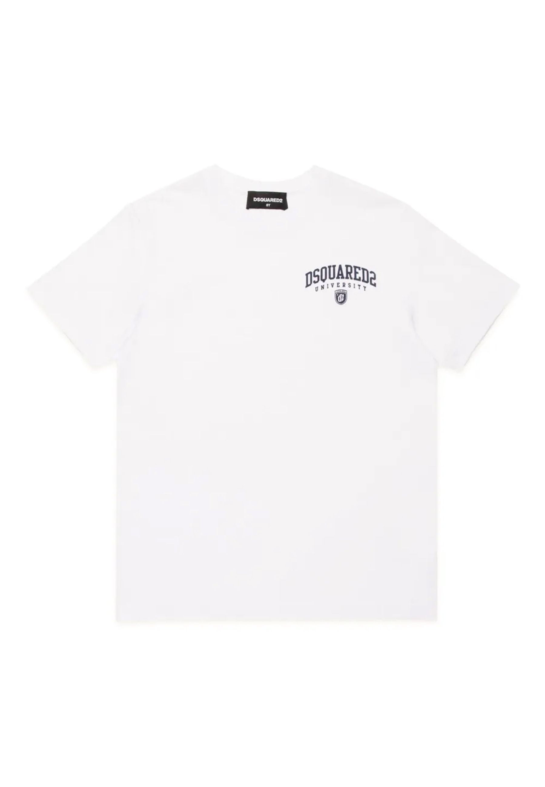 T-shirt Relax con Stampa con Logo