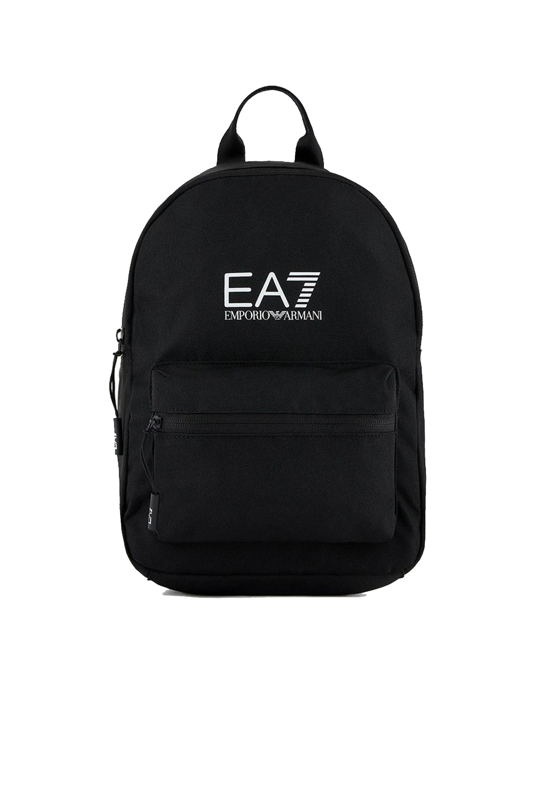 Zaino Nero con Logo a contrasto Oro