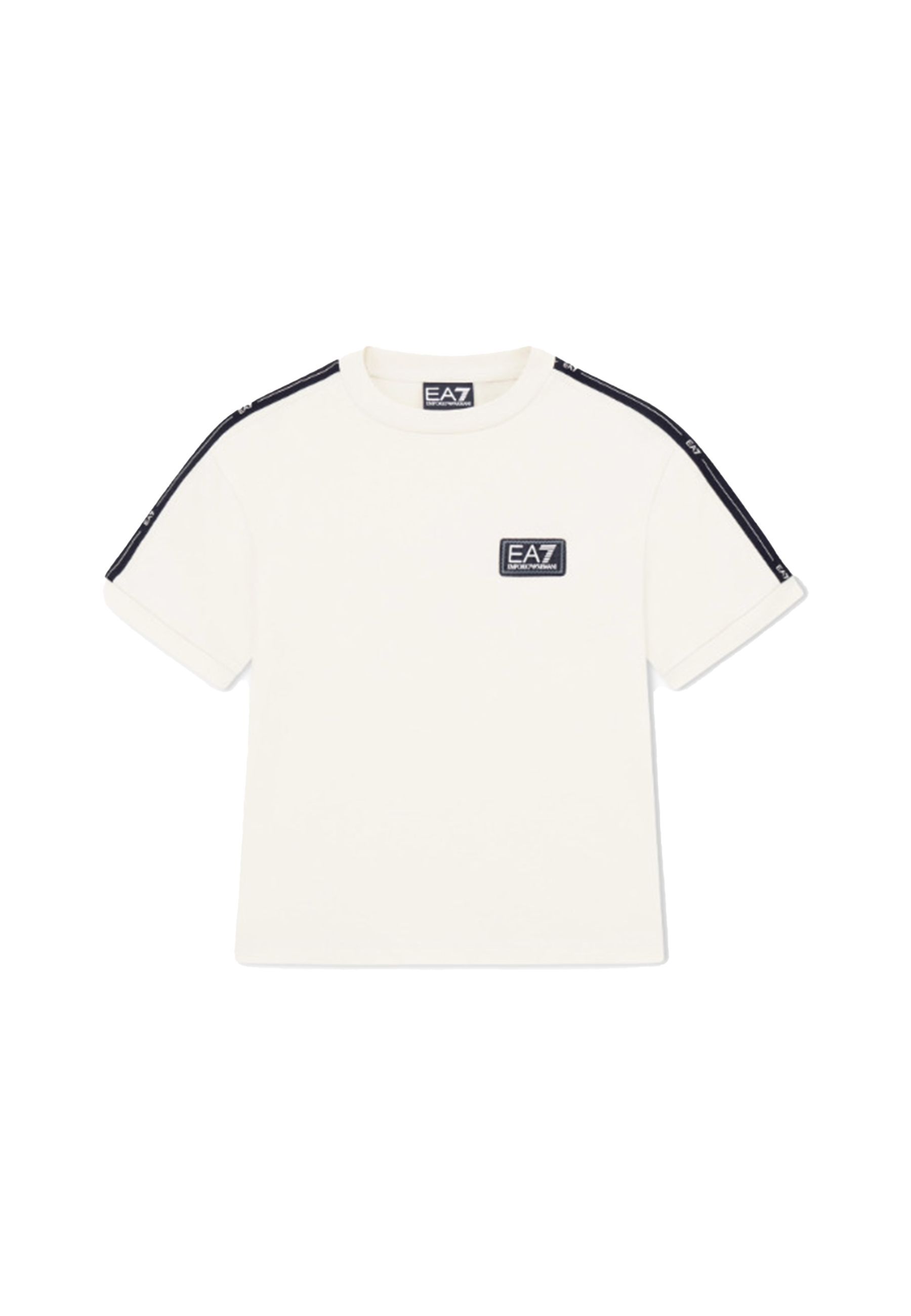 T-shirt Girocollo con Tape