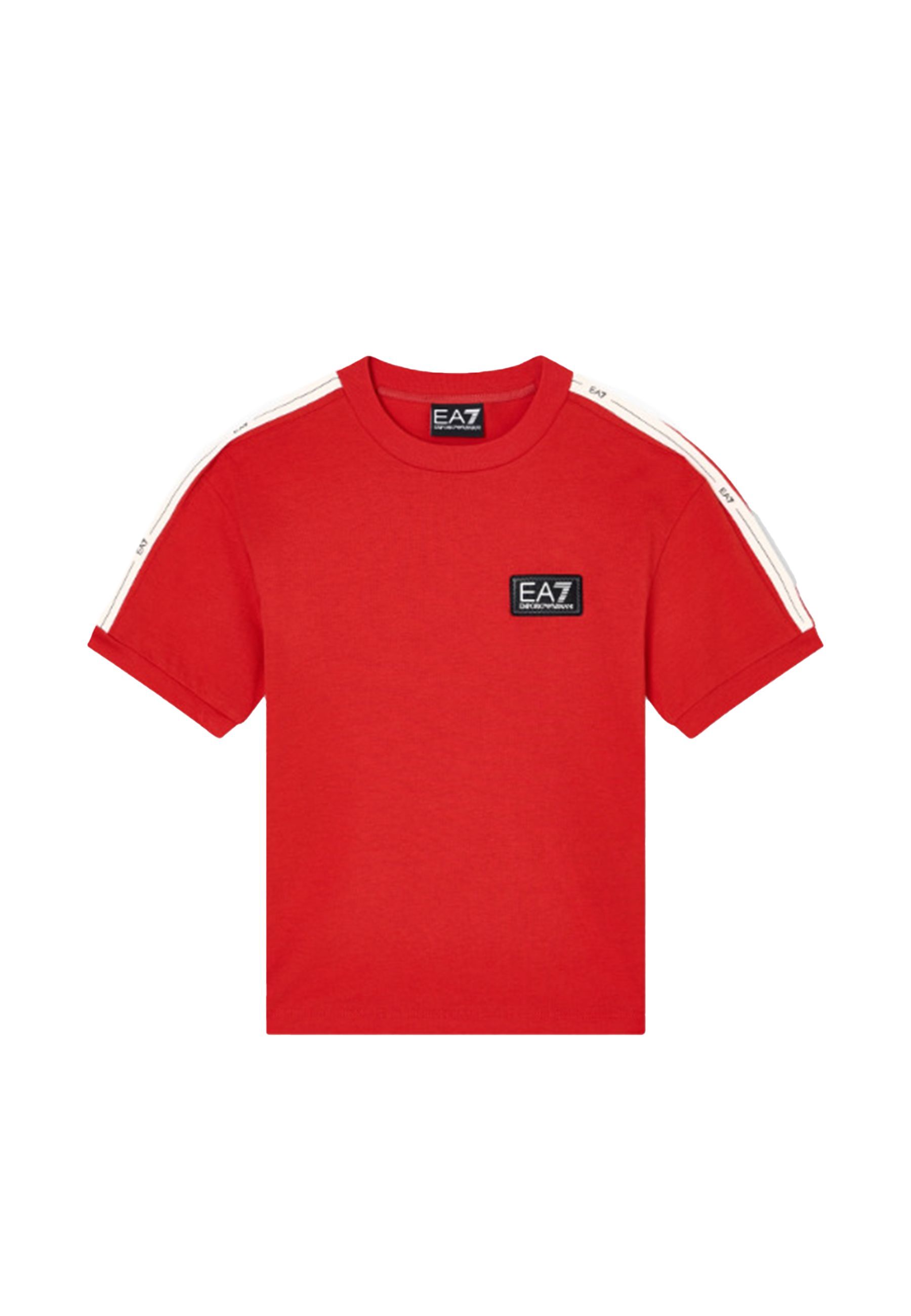T-shirt Girocollo con Tape