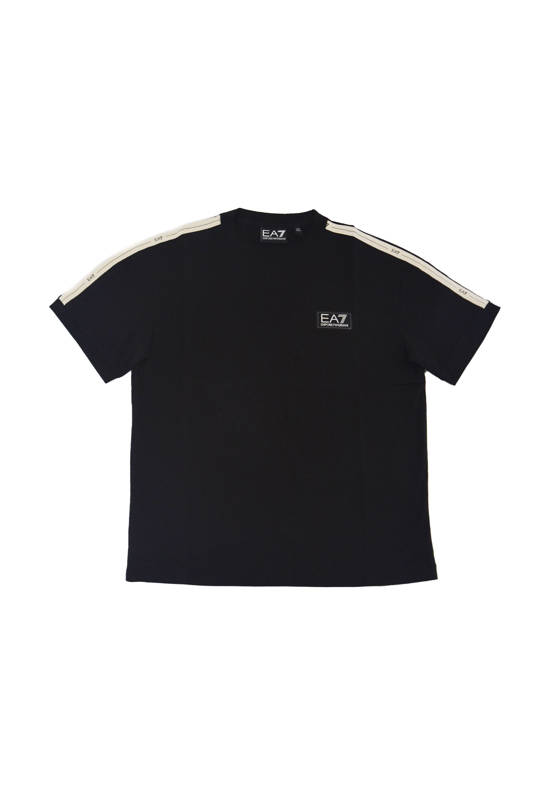 T-shirt Girocollo con Tape