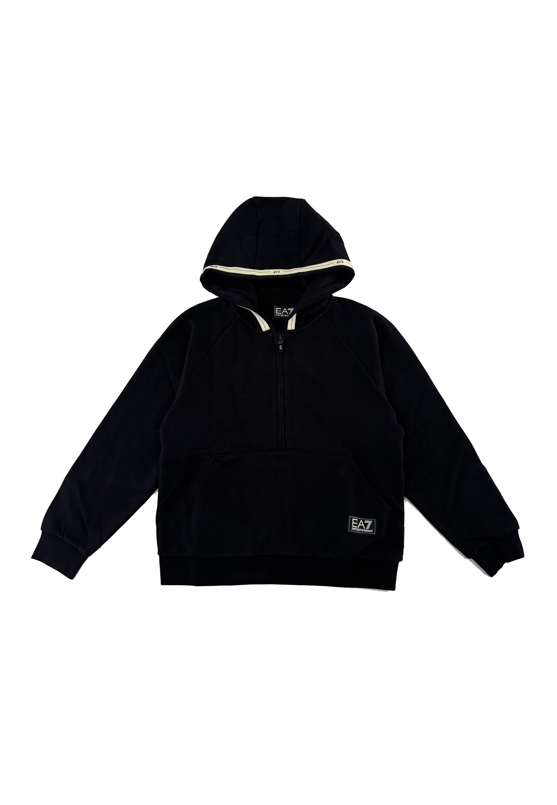 Felpa full Zip con Cappuccio